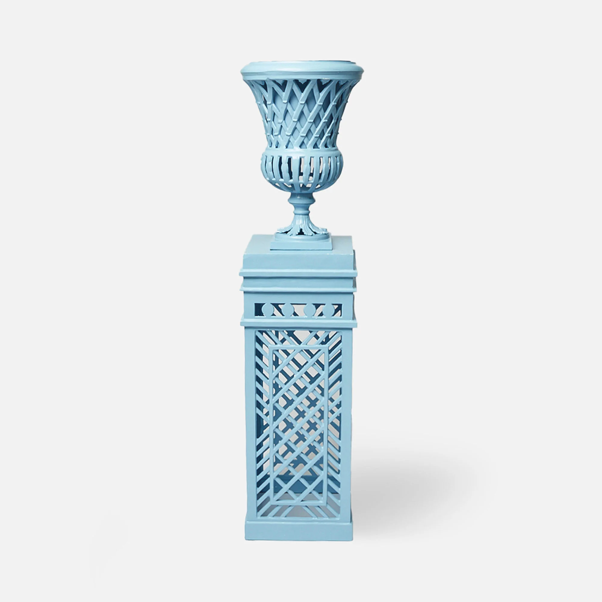 Blue Adelaide Lattice Urn - Image 9