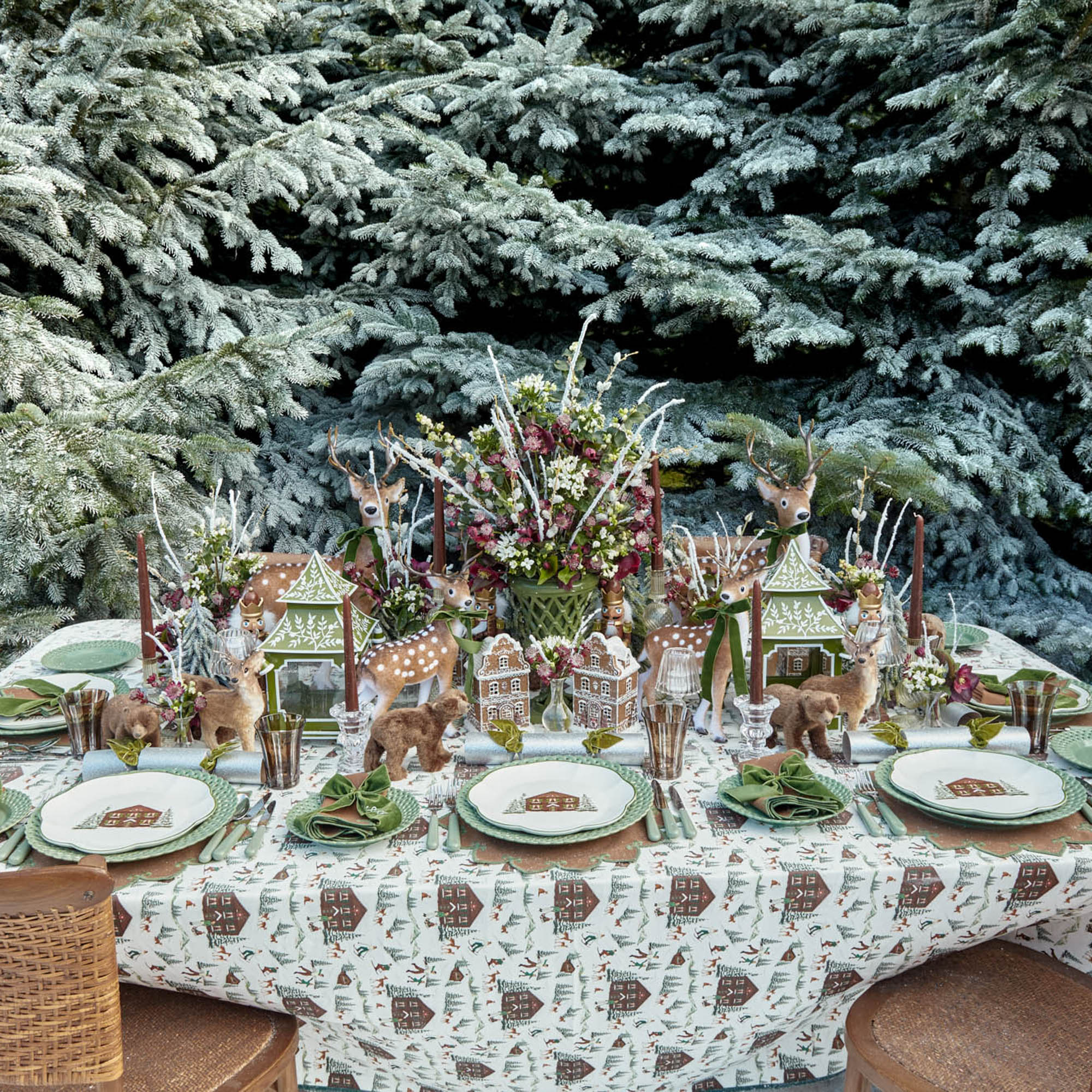 Alpine Chalet Dinner Plate - Image 13