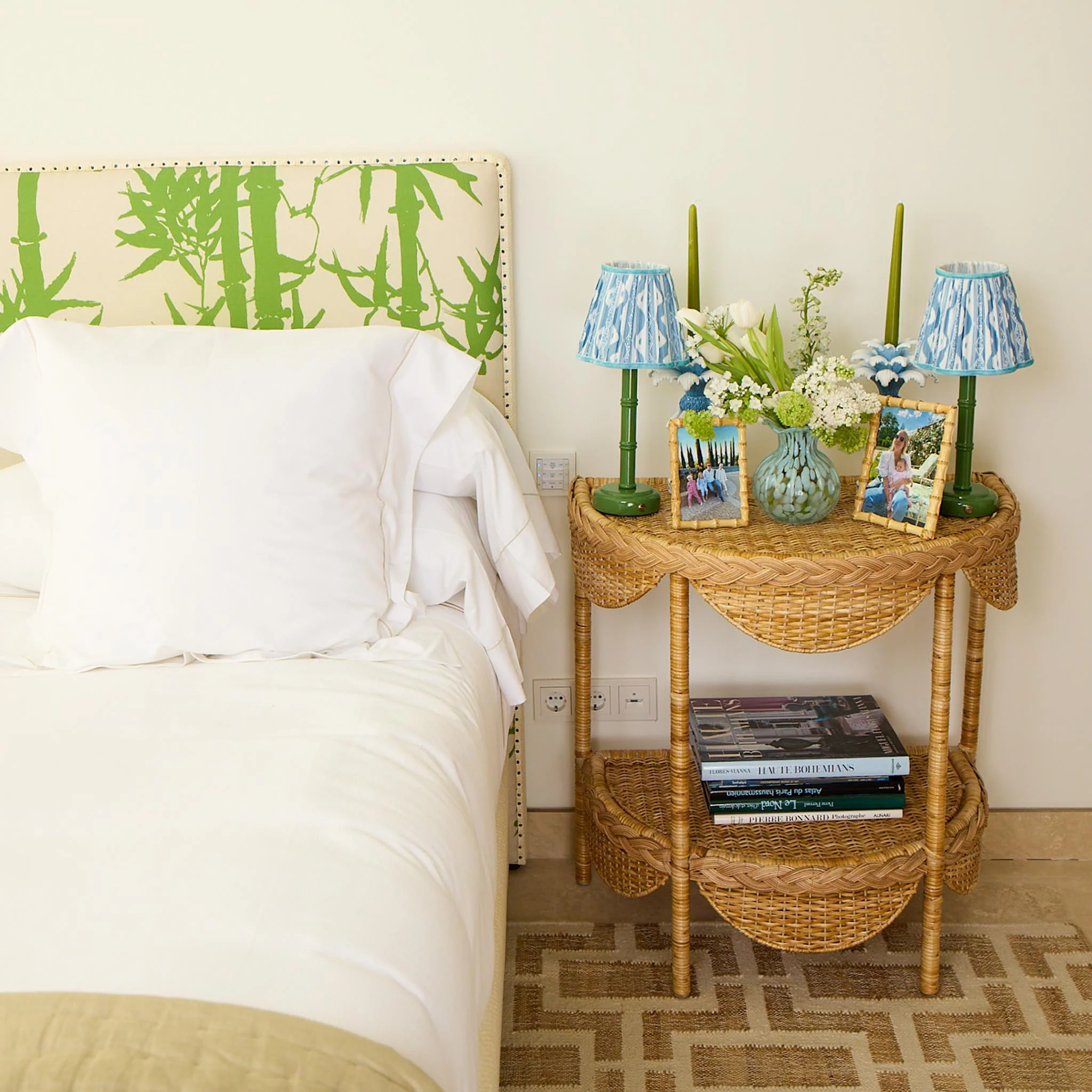 Aria Rattan Braided Side Table - Image 3