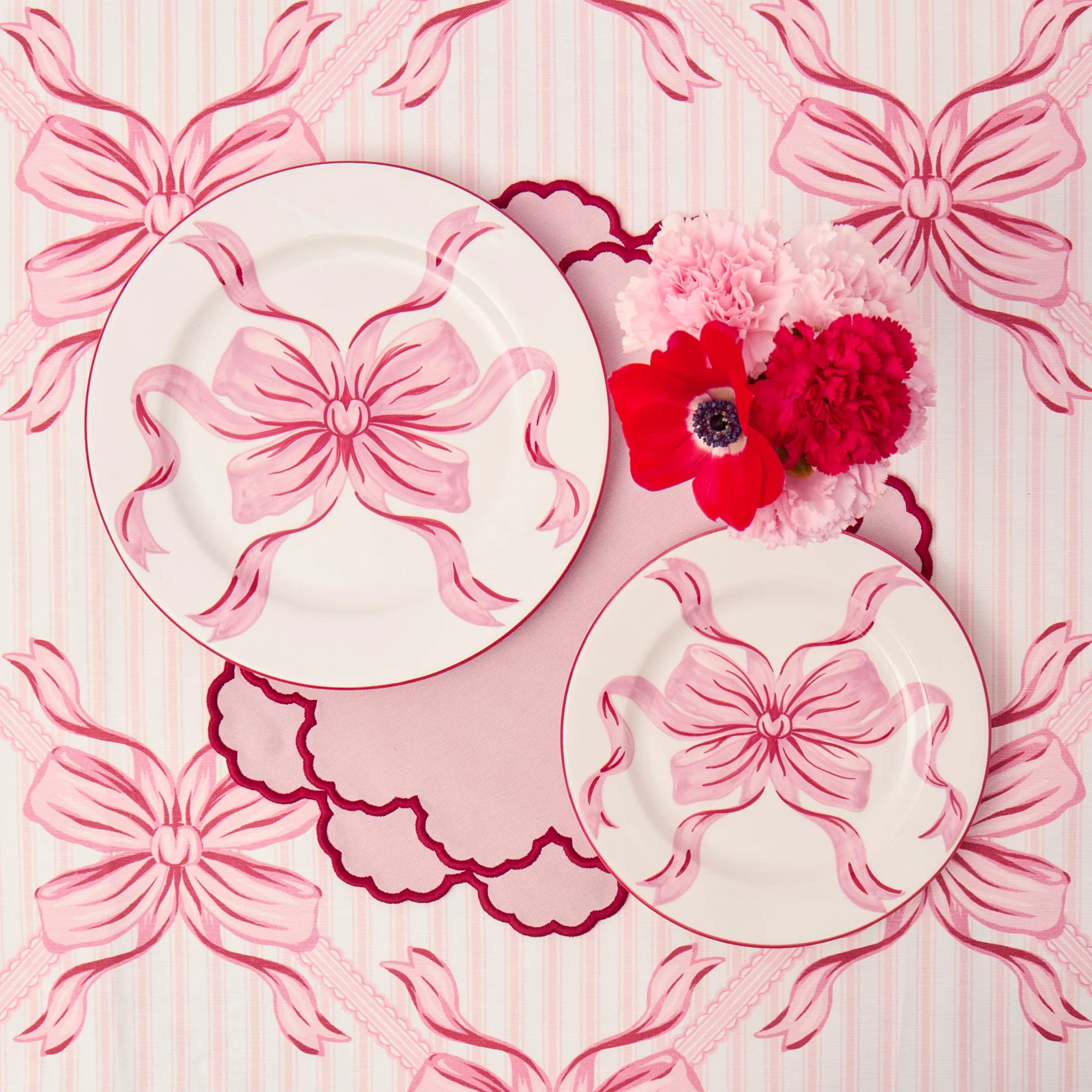 Pink & Red Lily Placemats (Set of 4) - Image 5