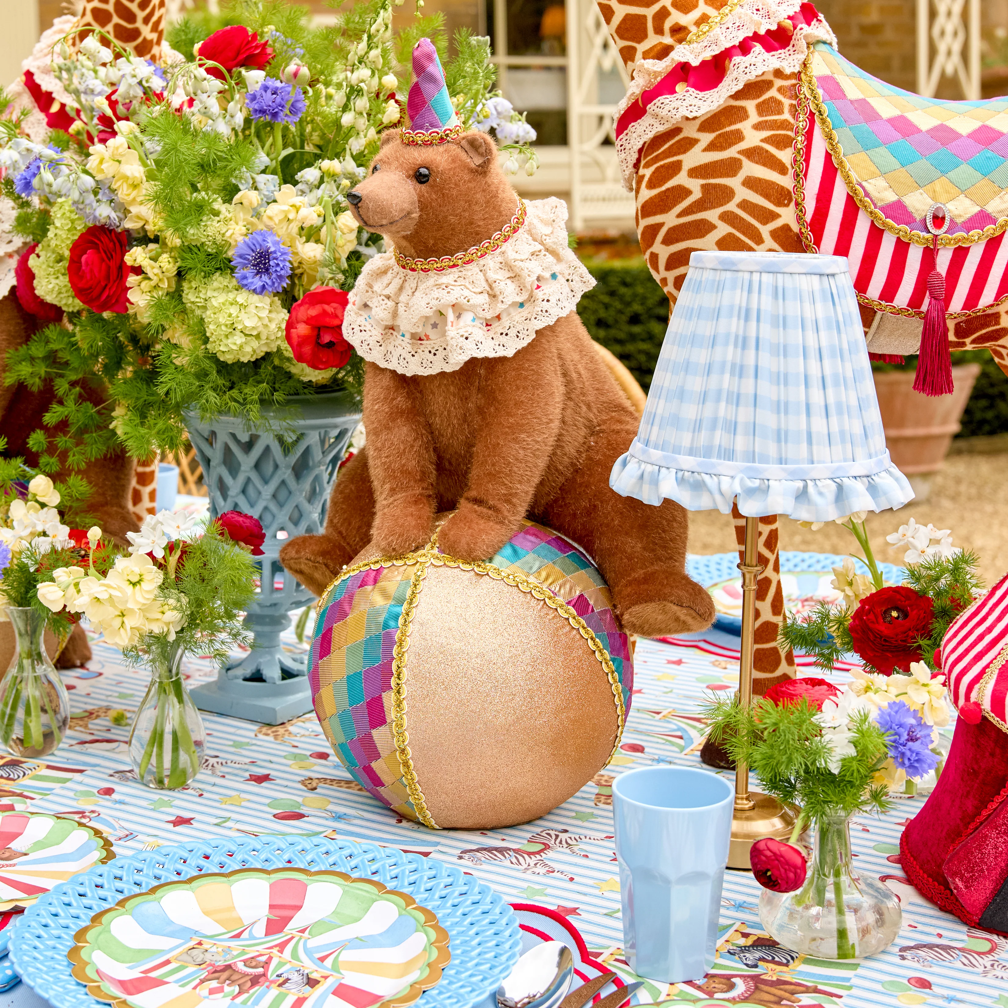 Bertie Bear On Ball - 59cm - Image 8