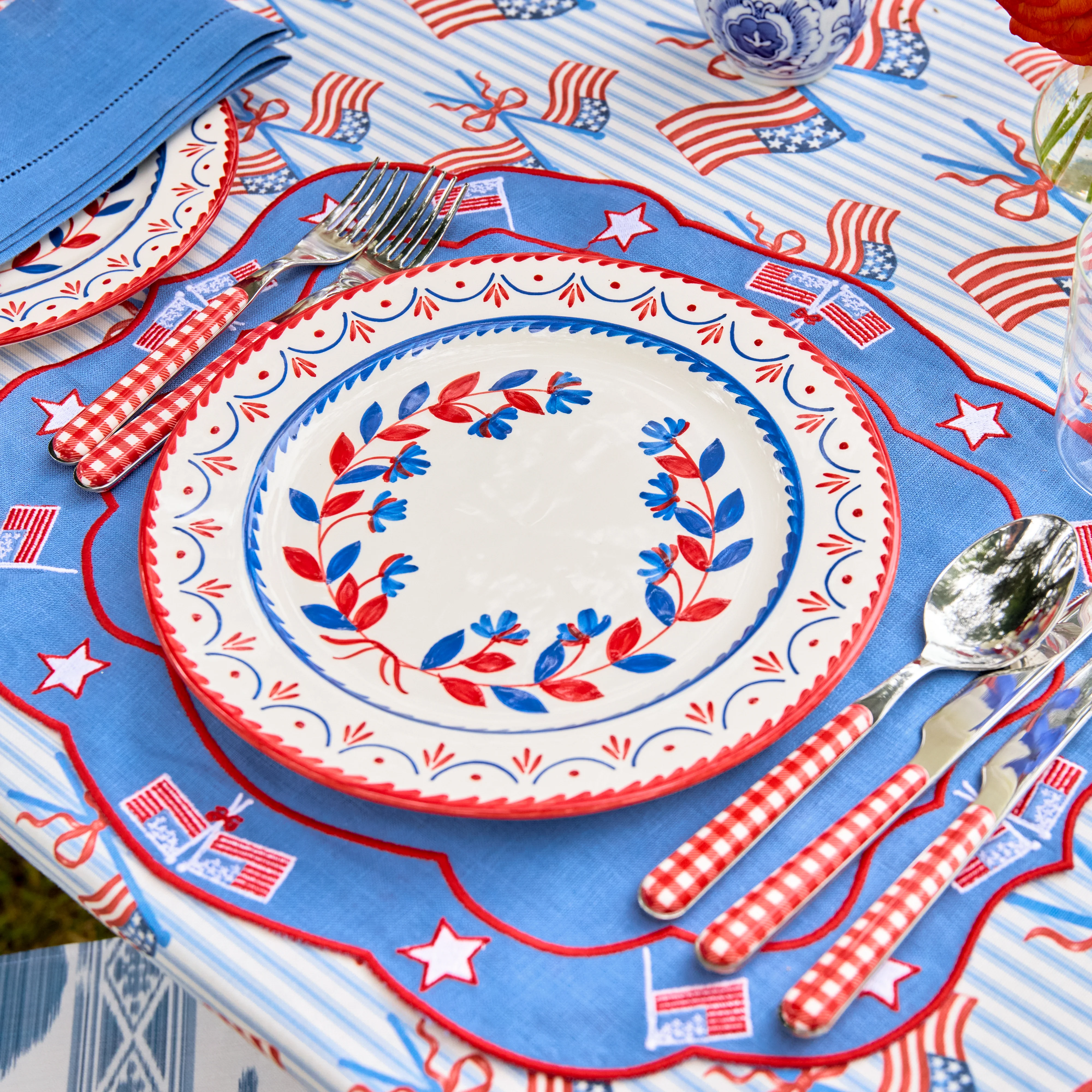 Red Gingham Cutlery (5 Piece) - Image 4