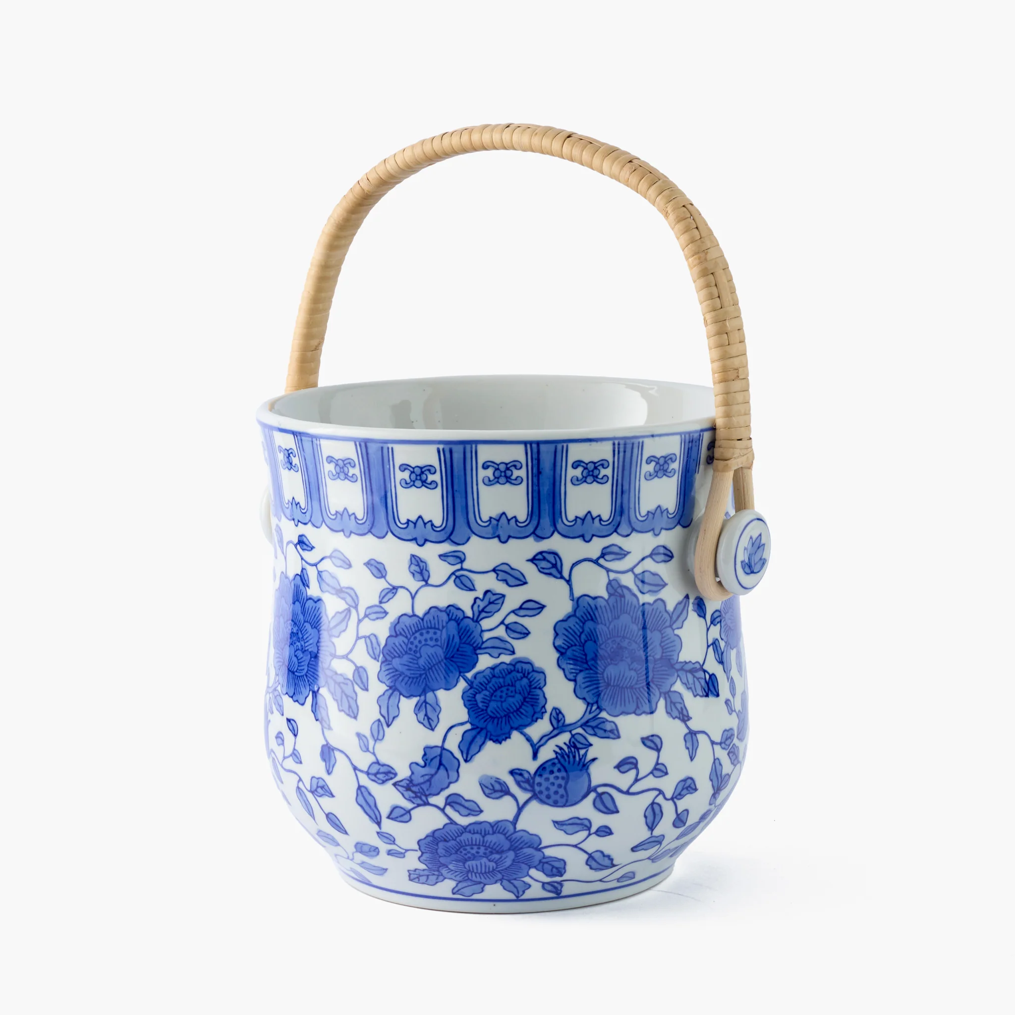 Blue Chinoiserie Ice Bucket - Image 6