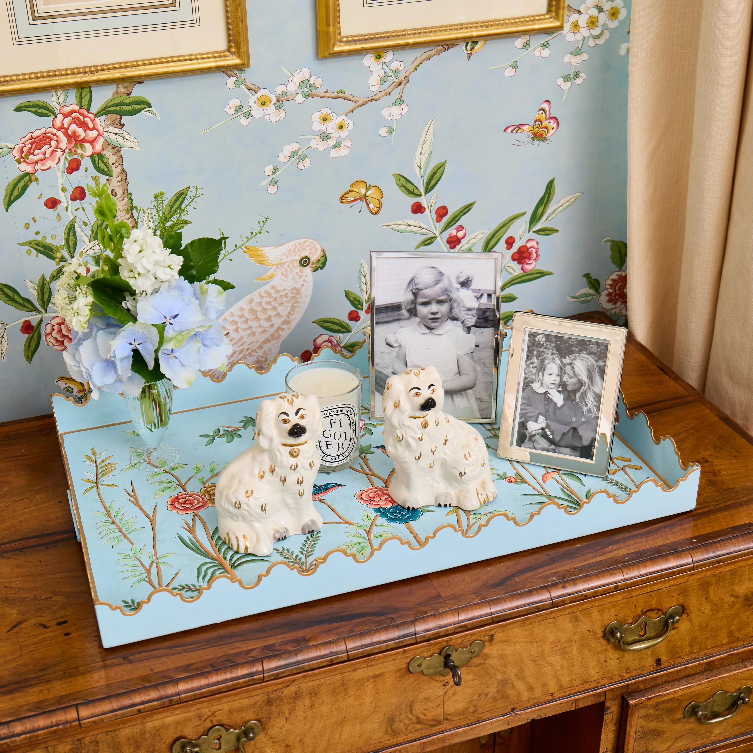 Blue Chinoiserie Tray - Image 3