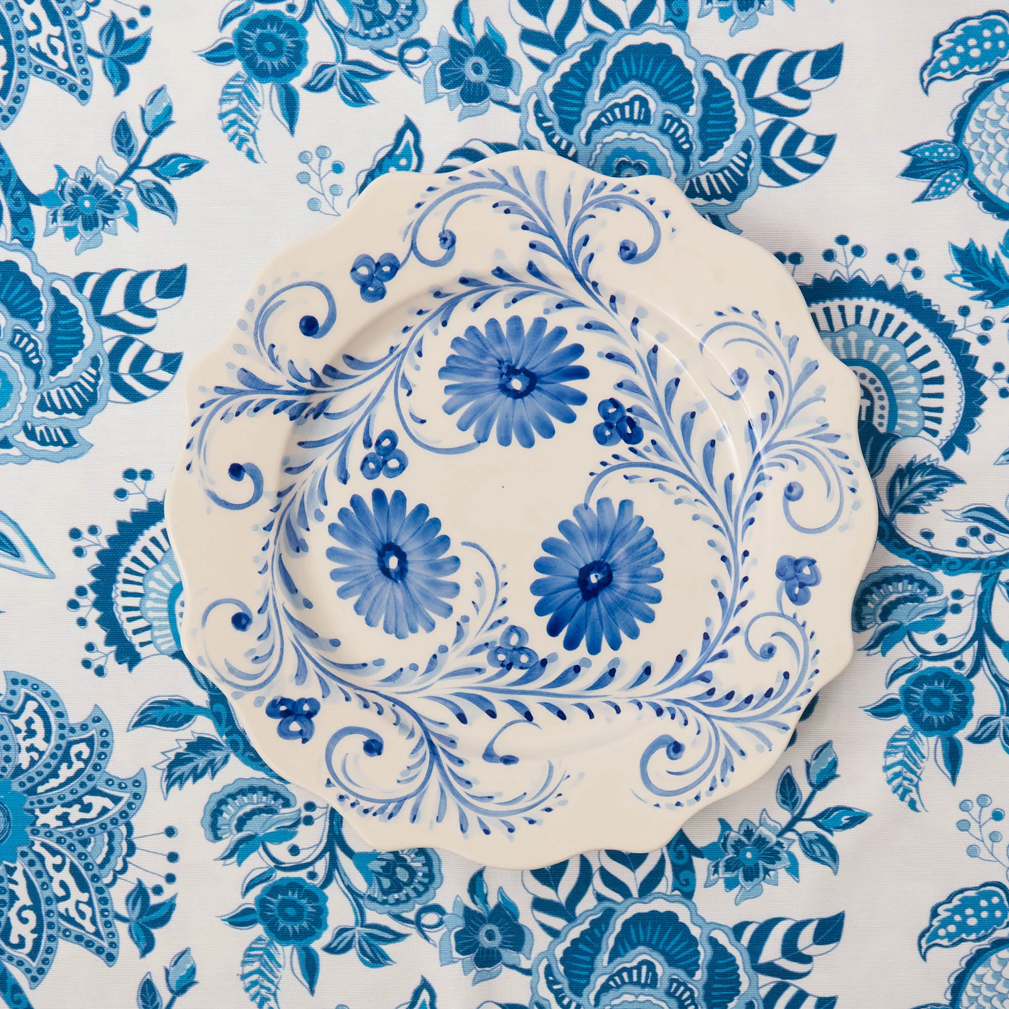 Blue Flowers Starter Plate - Image 12