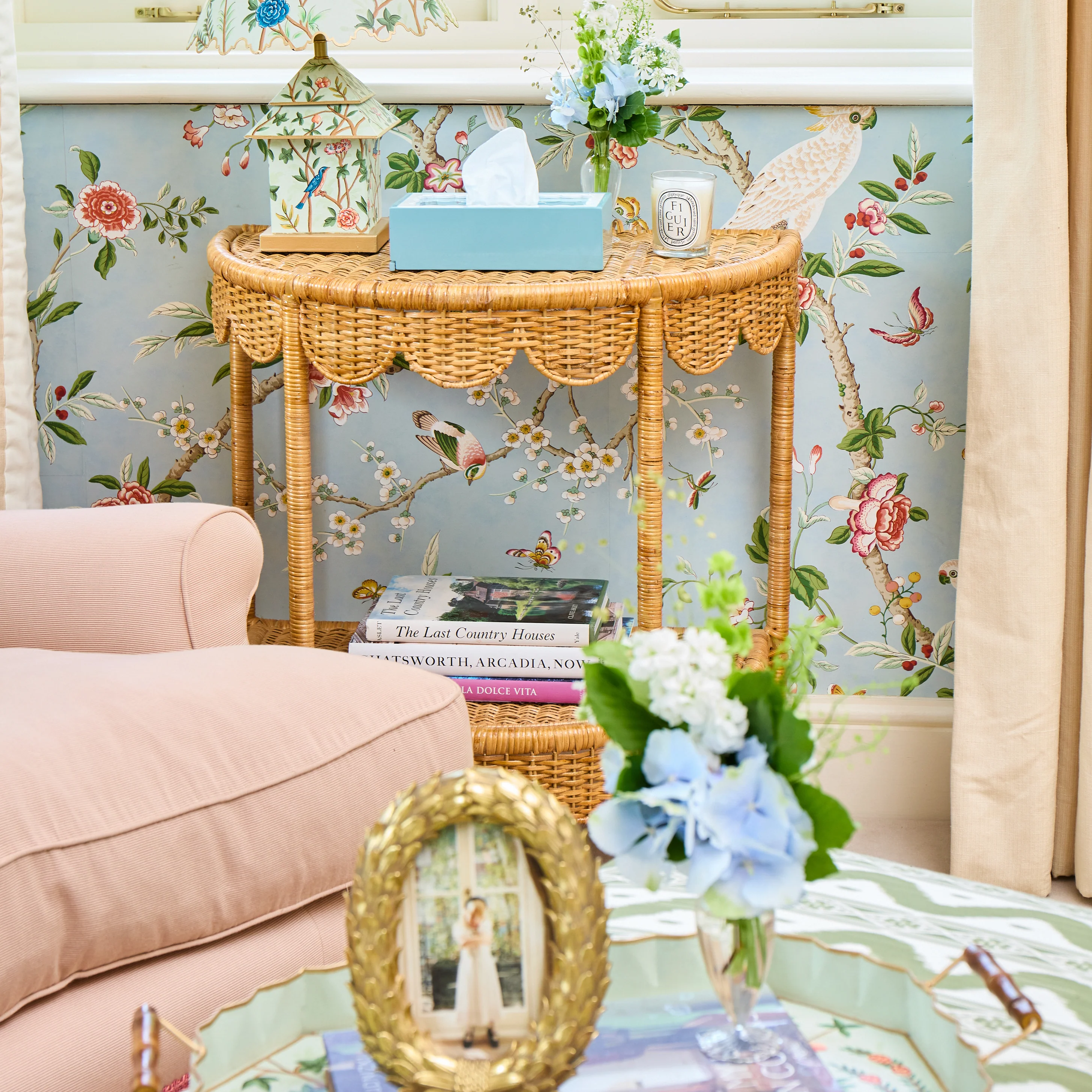 Annabelle Rattan Side Table - Image 6
