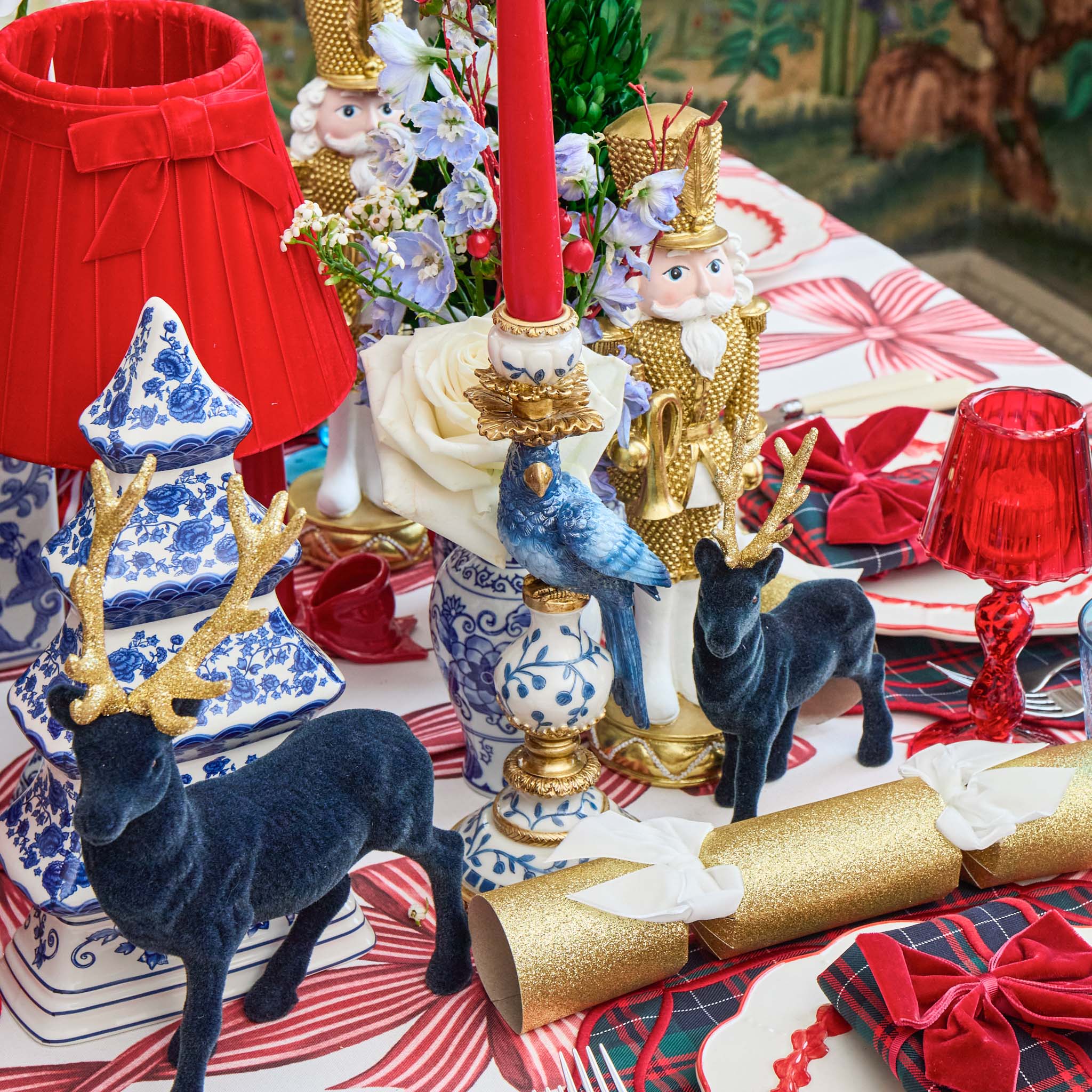 Blue Parrot Candle Holder Set - Image 21