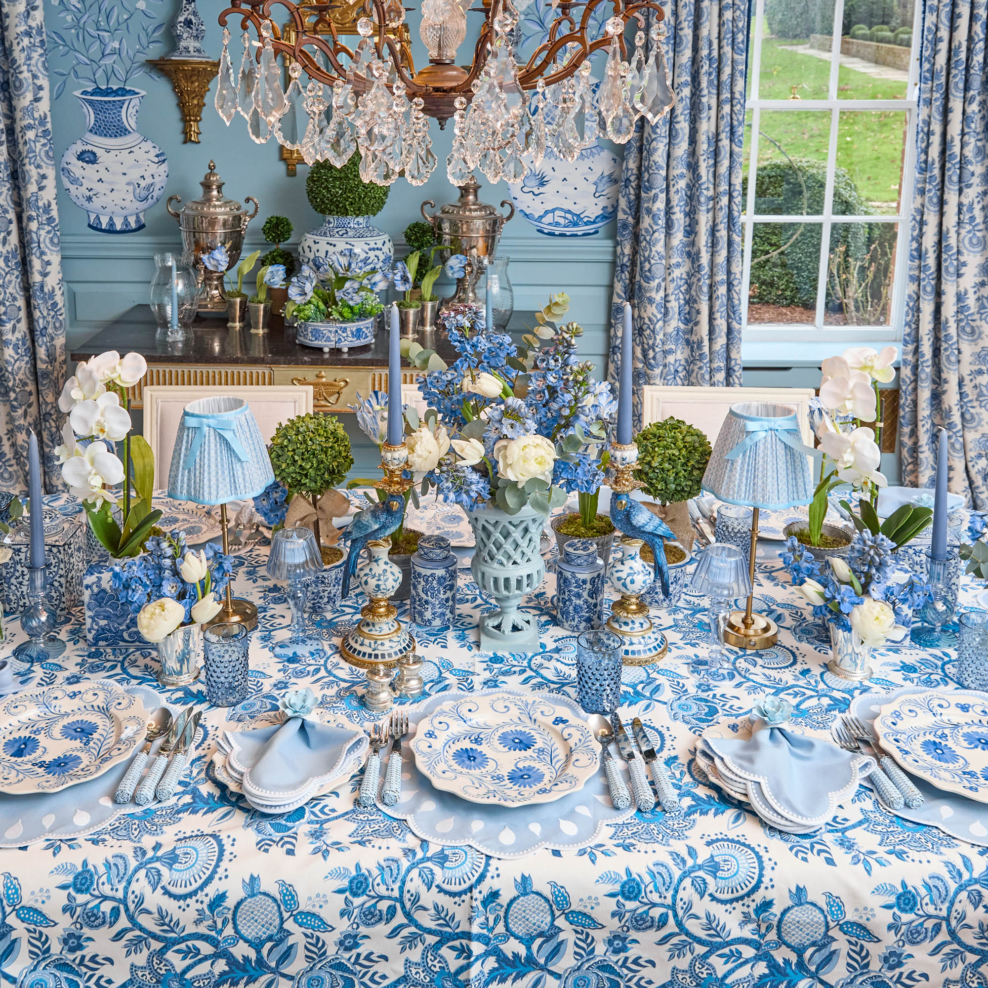 Dusty Blue Candles (Set of 8) - Image 27