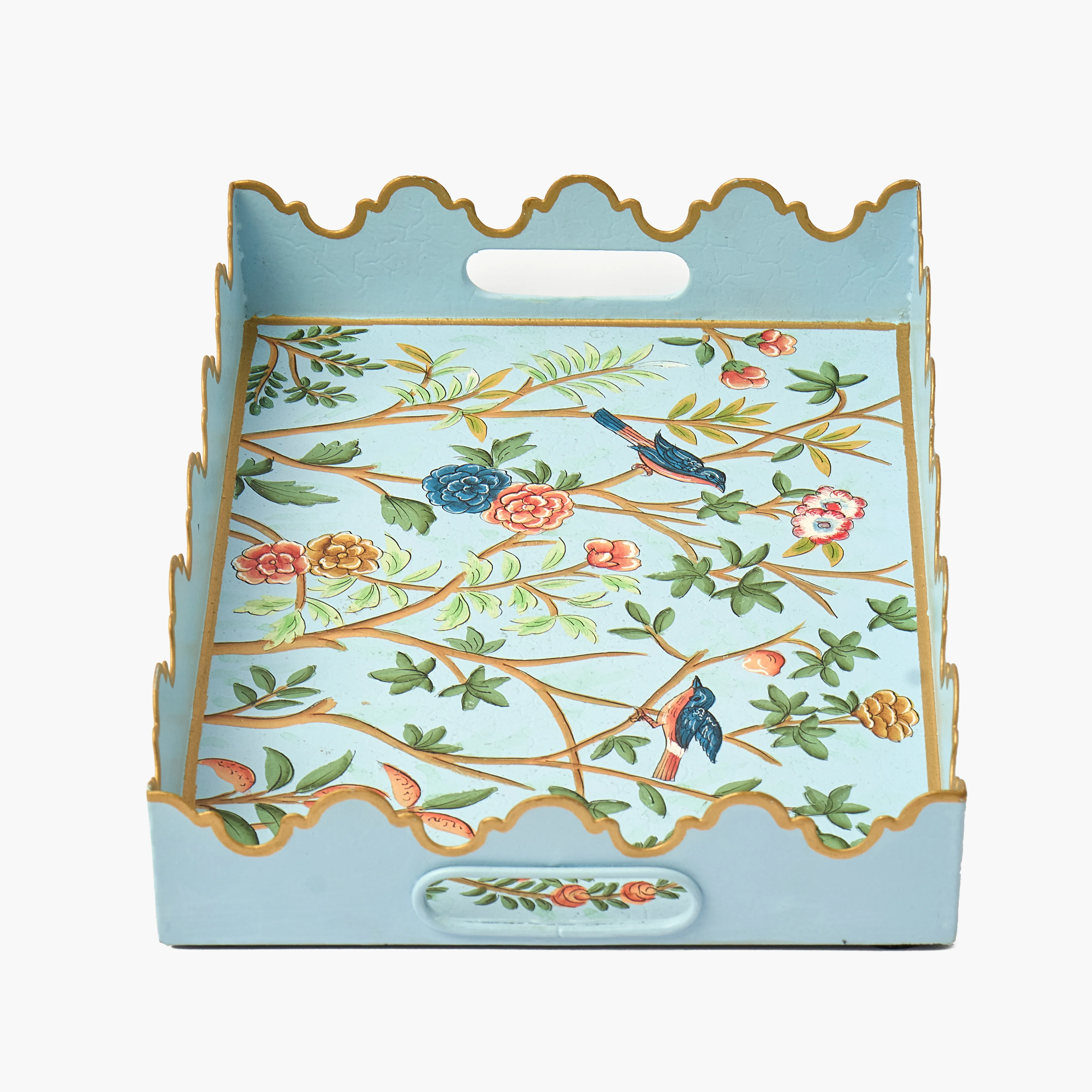 Blue Small Chinoiserie Tray - Image 8