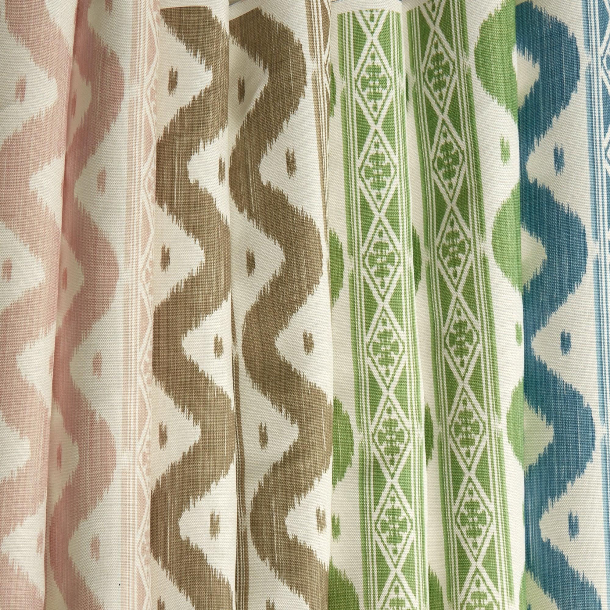 Putty Ikat Stripe Fabric - Image 5