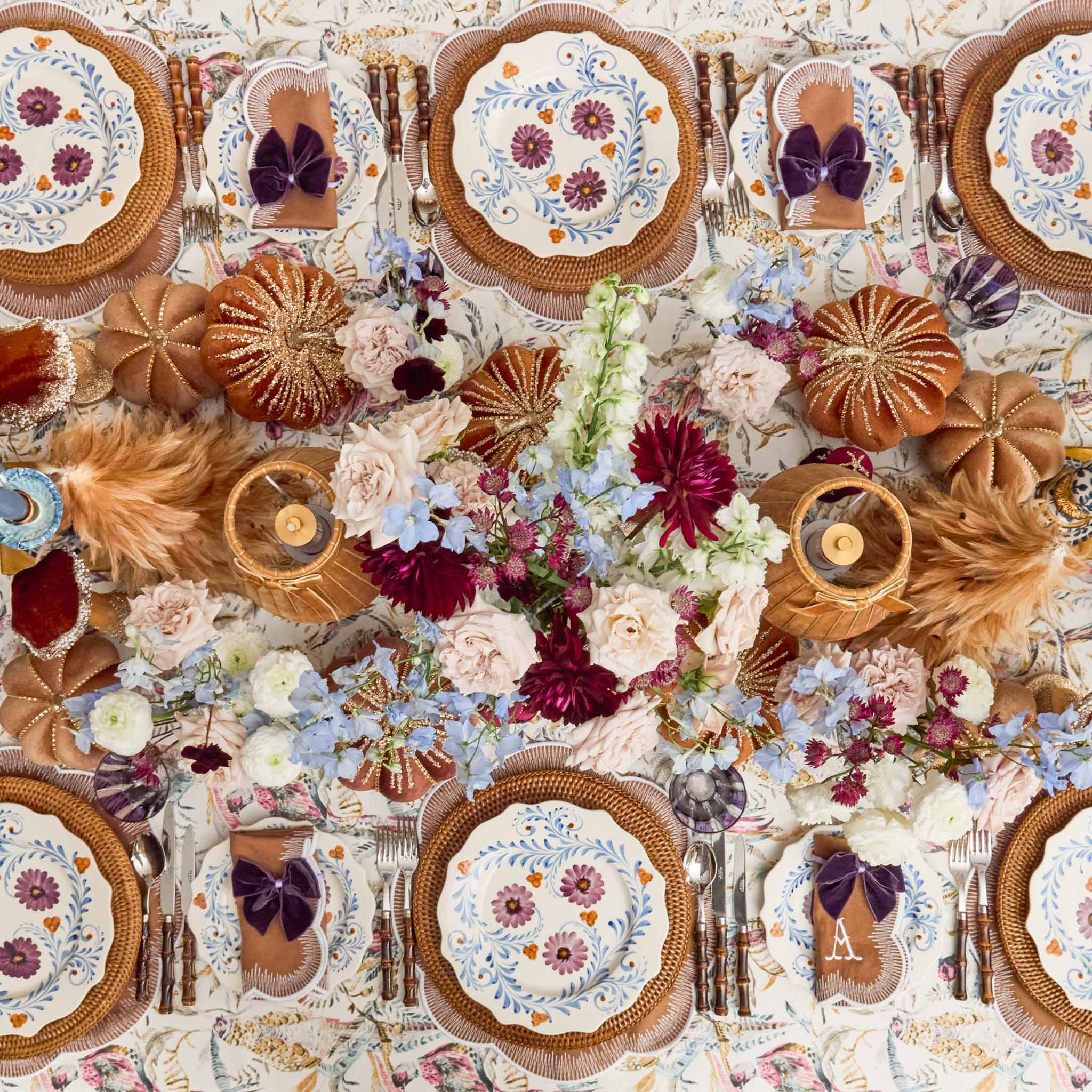 Fall Shaded Pheasant Tablecloth - Image 3