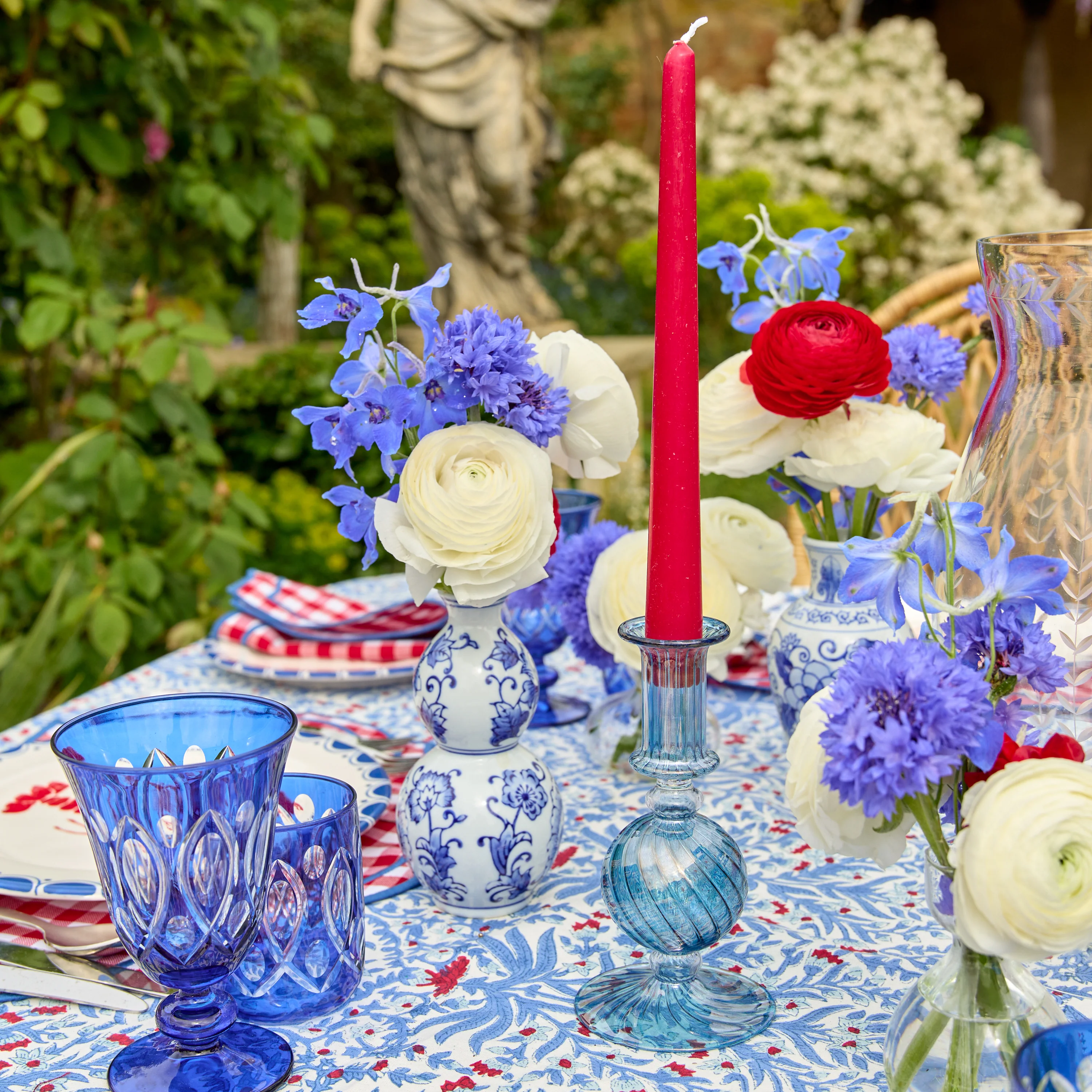 Azure Camille Candle Holders (Pair) - Image 6