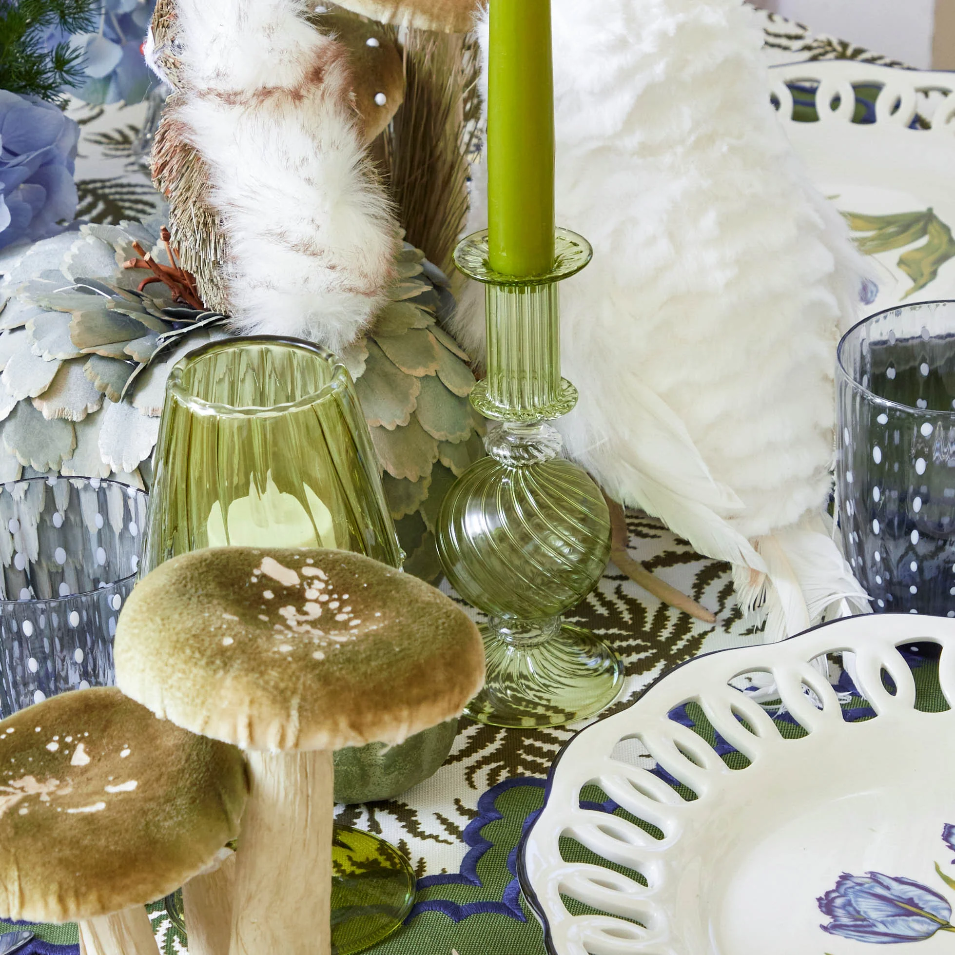 Camille Olive Candle Set (Apple Green) - Image 15