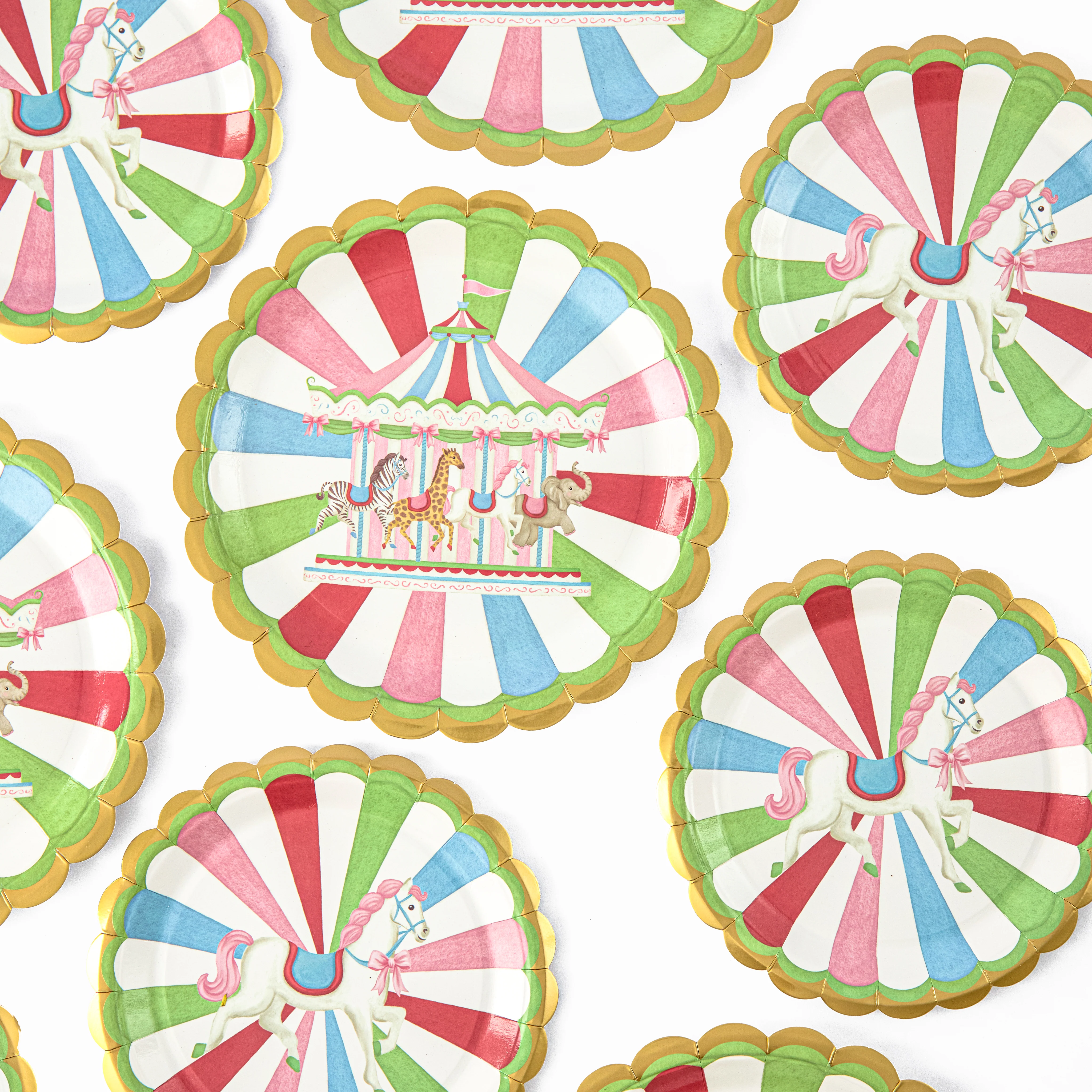 Carousel Dinner Paper Plates (Set of 8) - Image 10