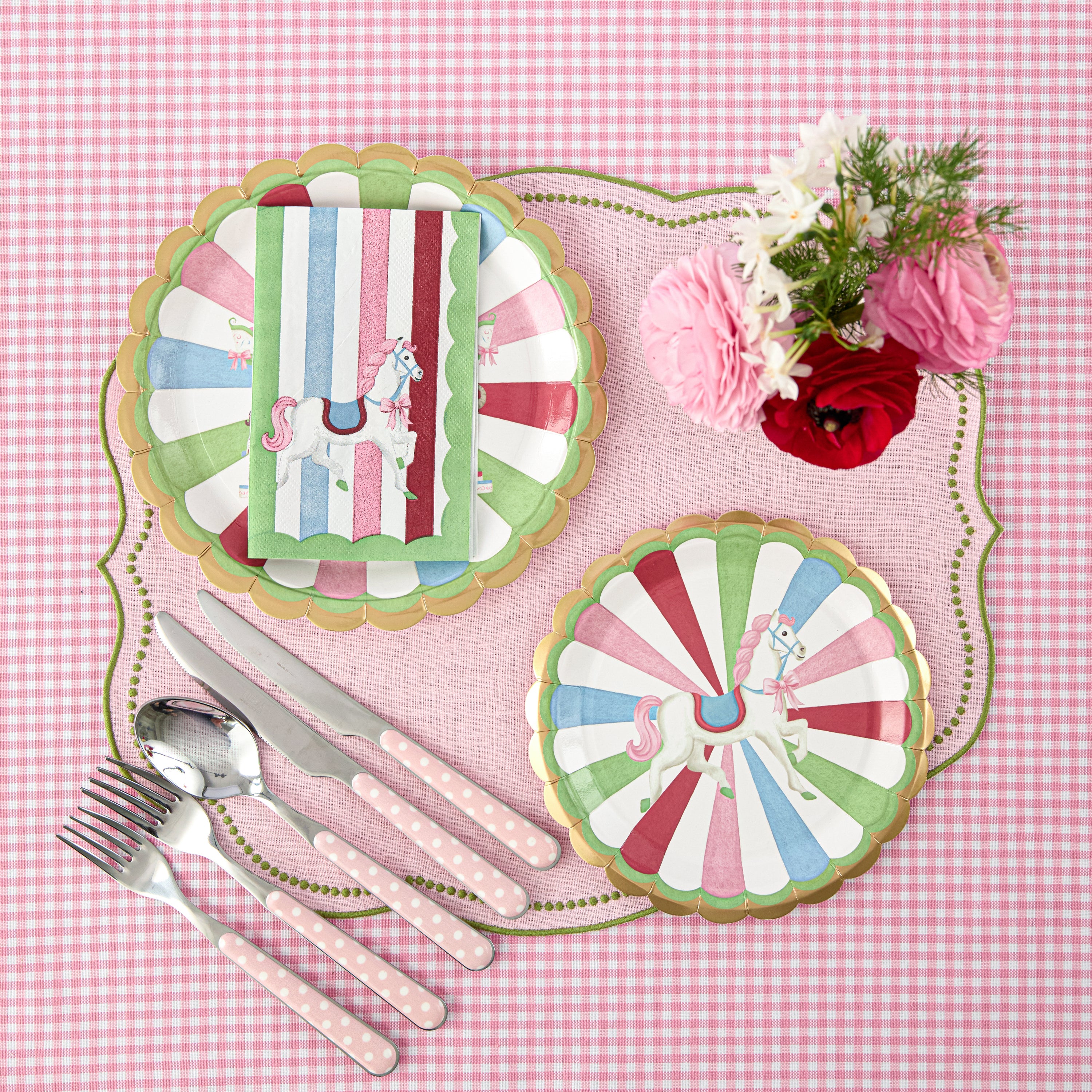 Pink Polka Dot Cutlery (5 piece) - Image 3