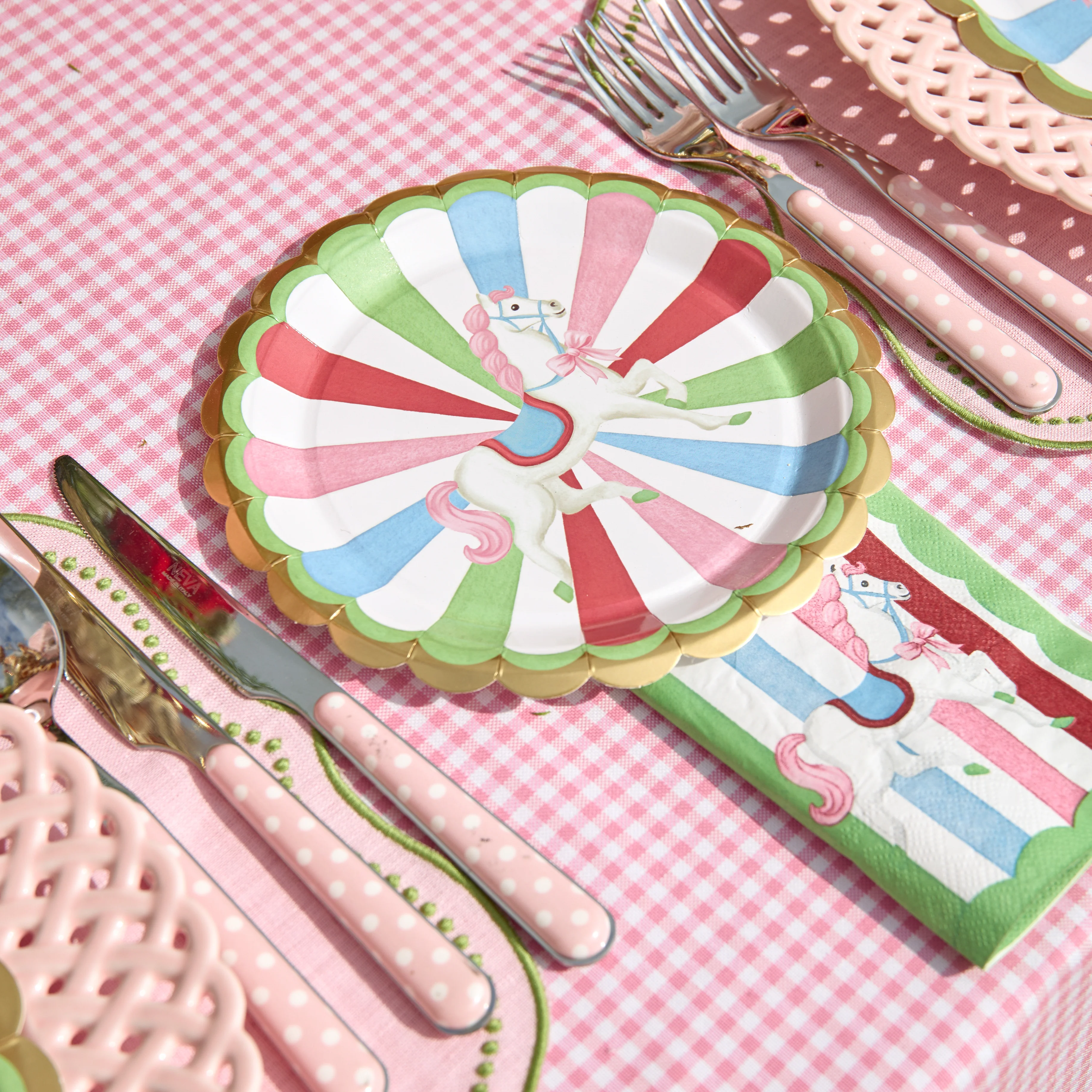 Pink Polka Dot Cutlery (5 piece) - Image 4