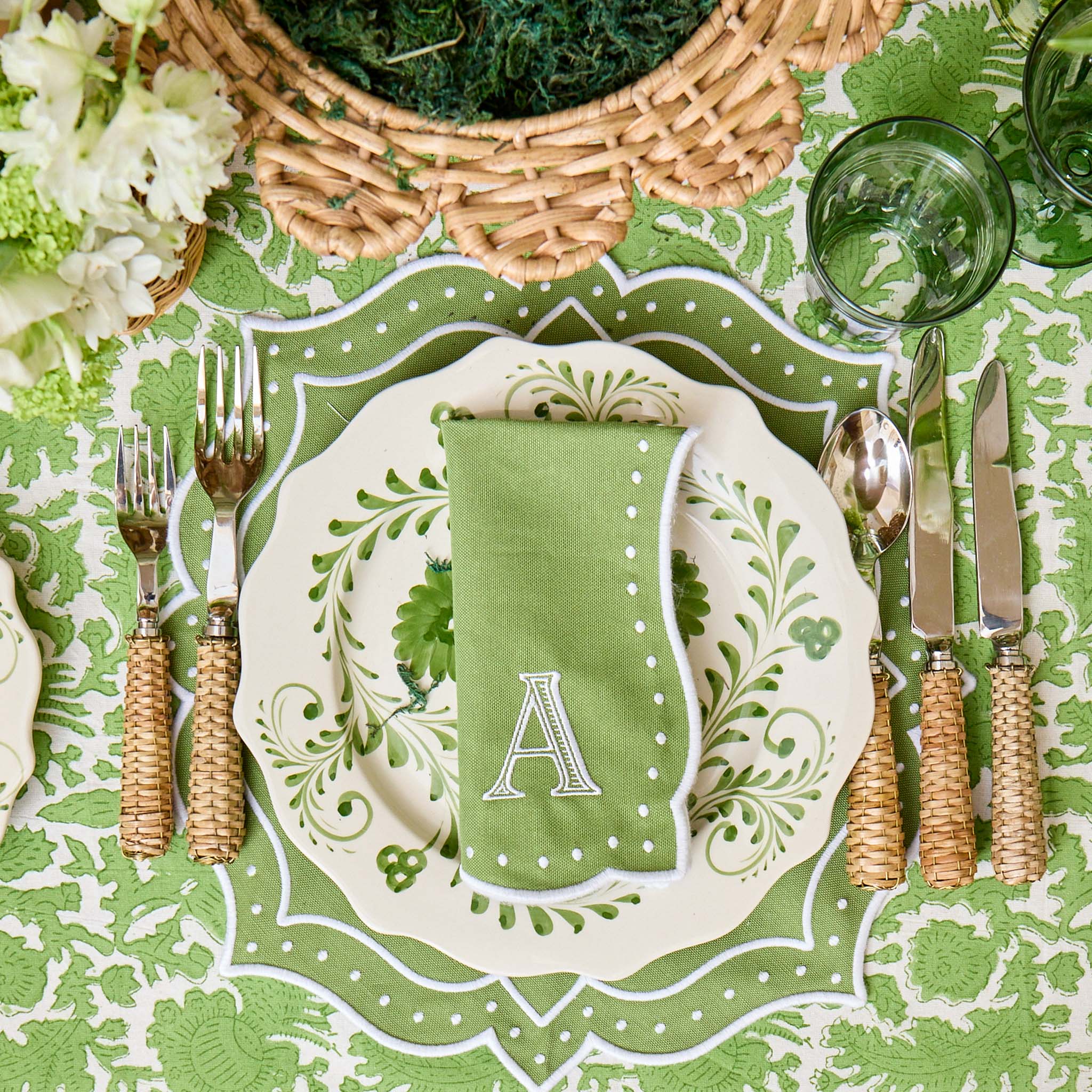 Green Celestria Placemats (Set of 4) - Image 2