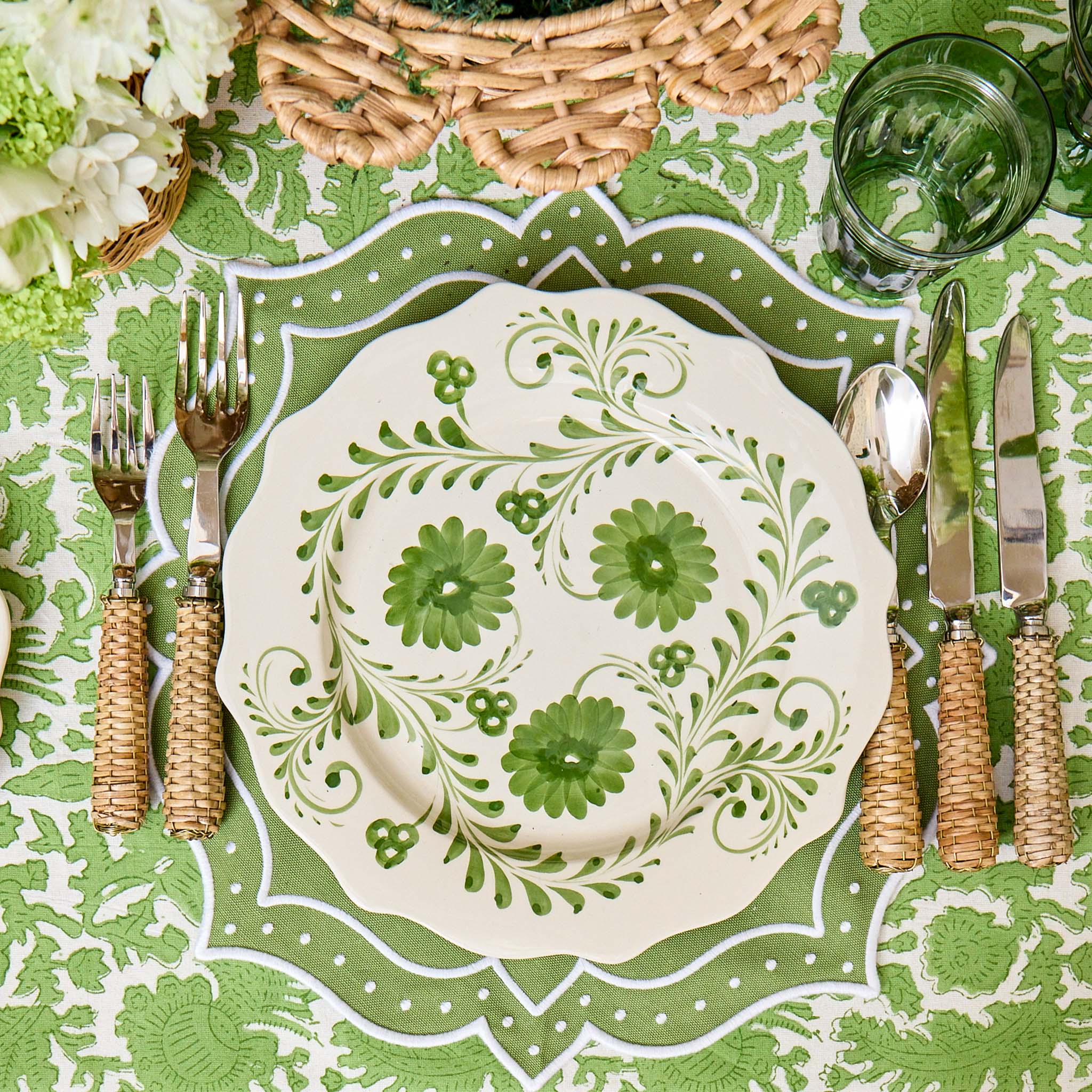 Green Celestria Placemats (Set of 4) - Image 6
