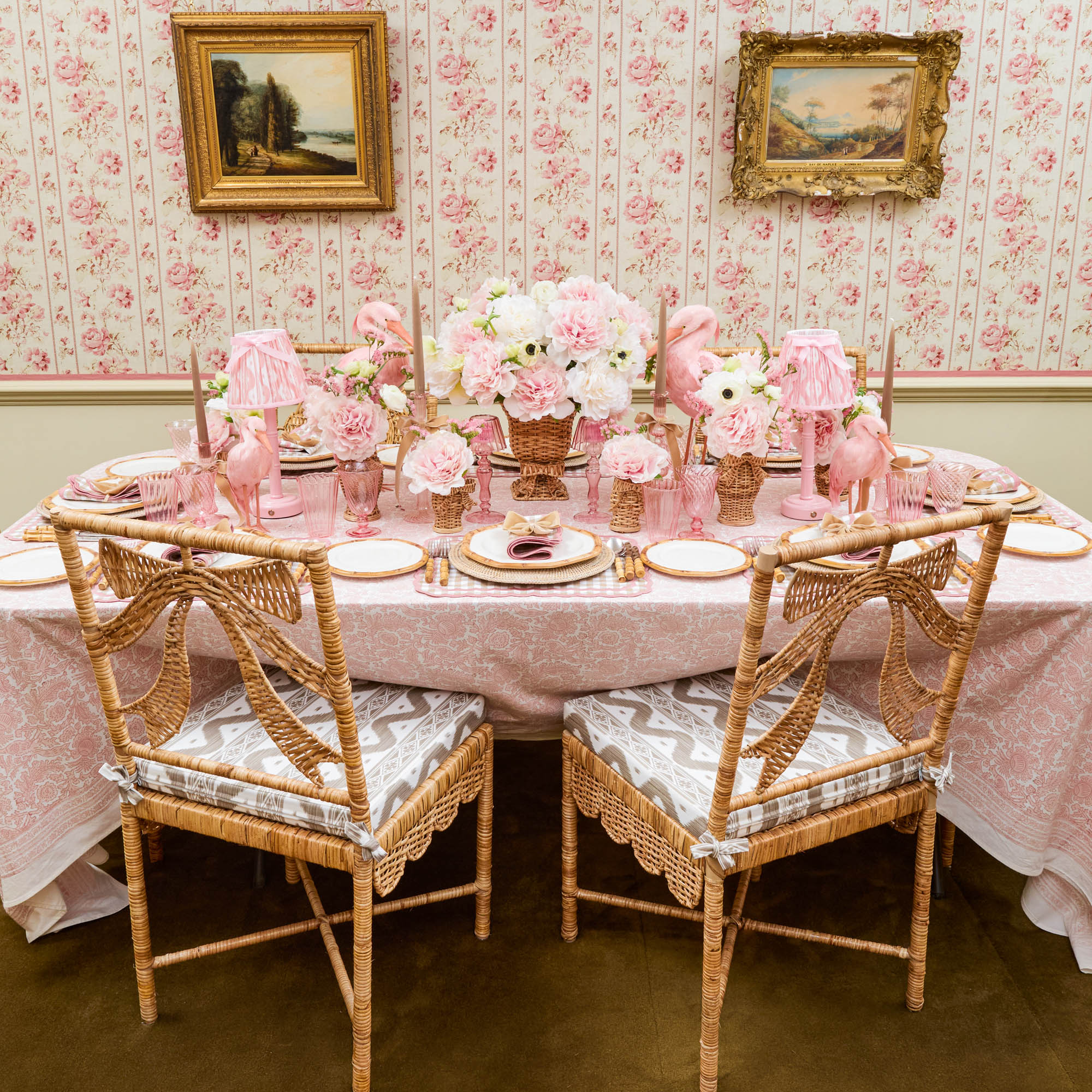 Celine Bow Rattan Chair - Image 19