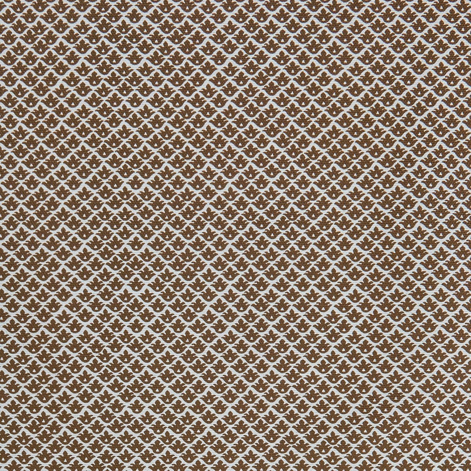 Chestnut Brown Lotus Flower Fabric - Image 2
