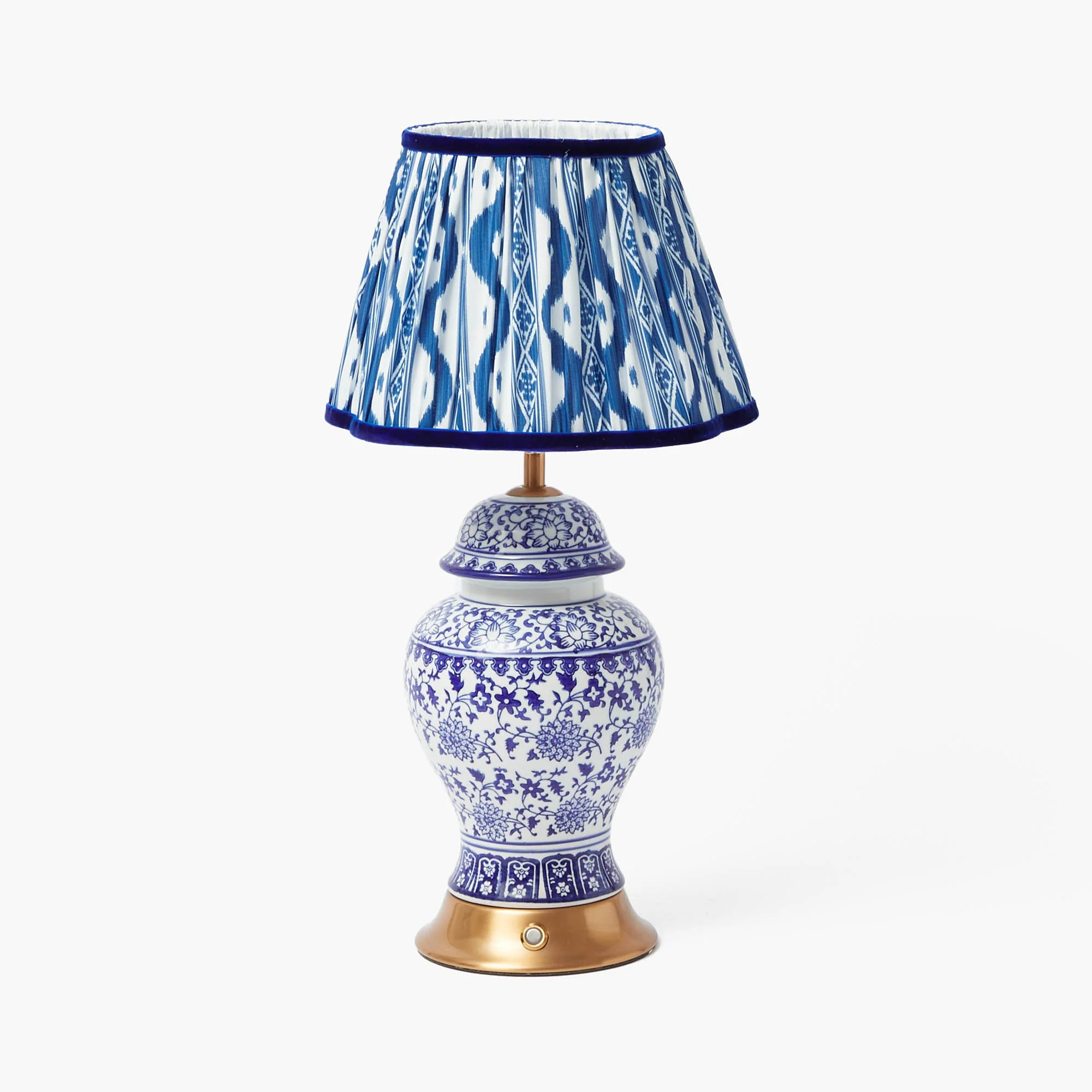 Cobalt Ikat Lampshade (22cm) - Image 9