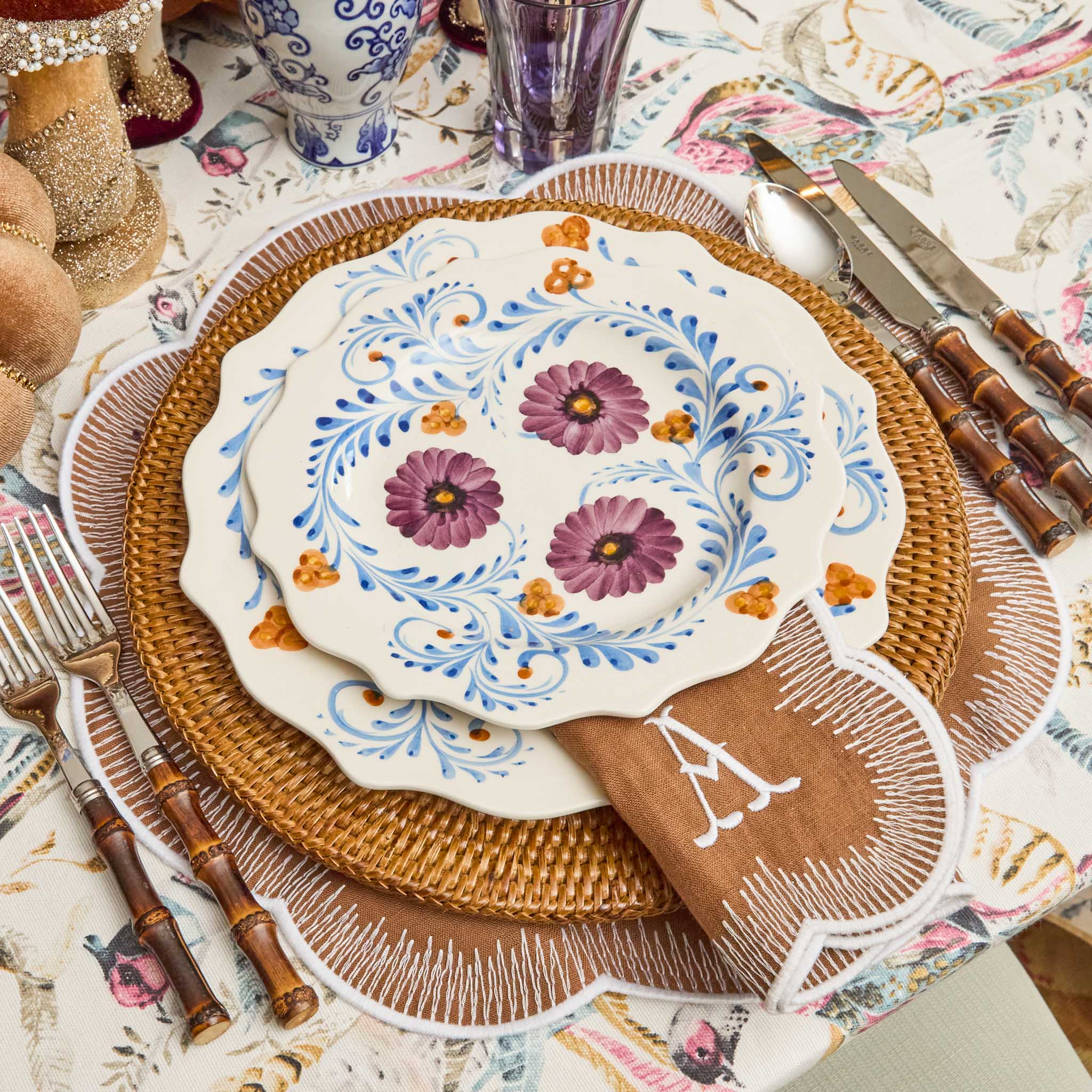 Brown Rattan Charger Plates (Set of 4) - Image 30