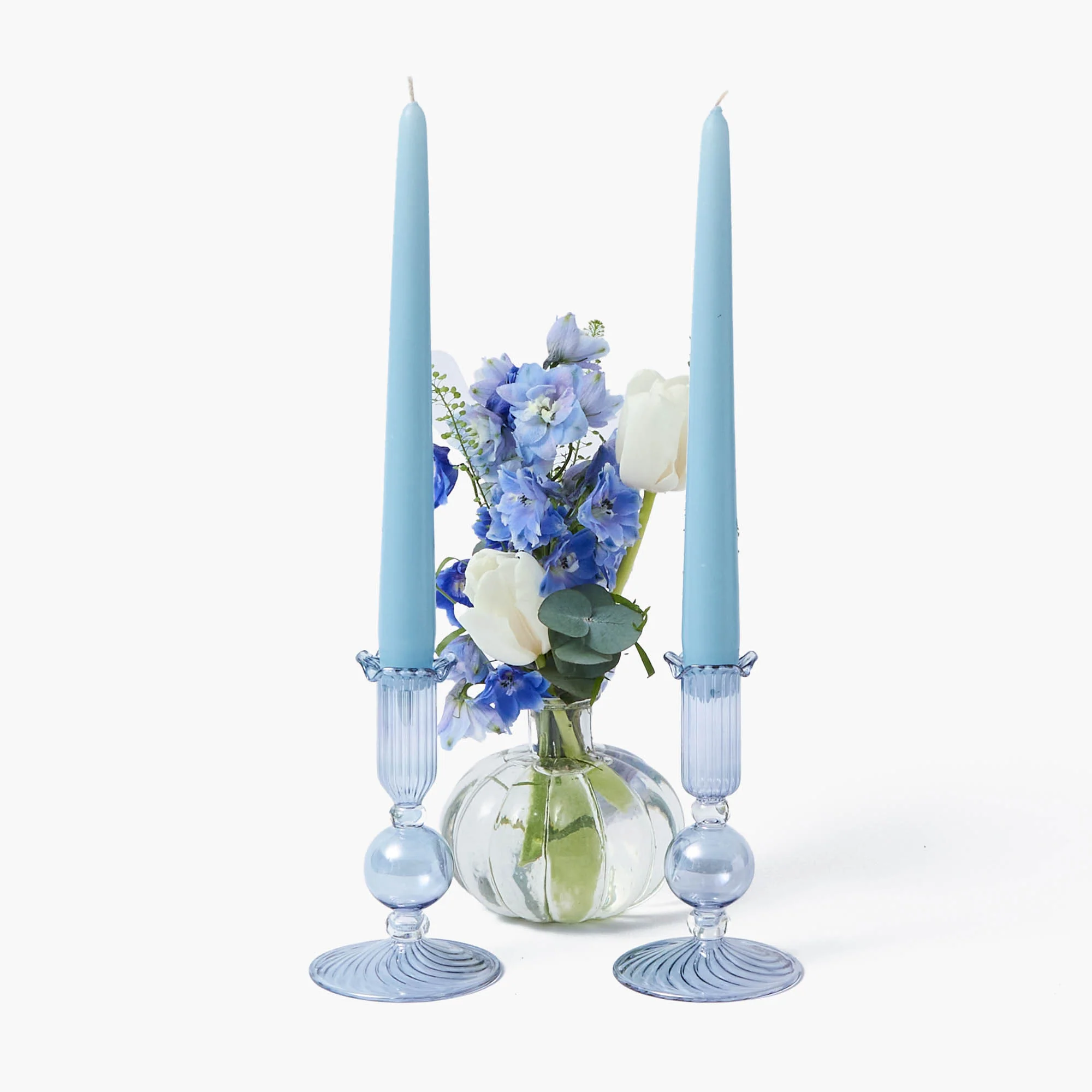 Blue Small Eden Candle Holders (Pair) - Image 12