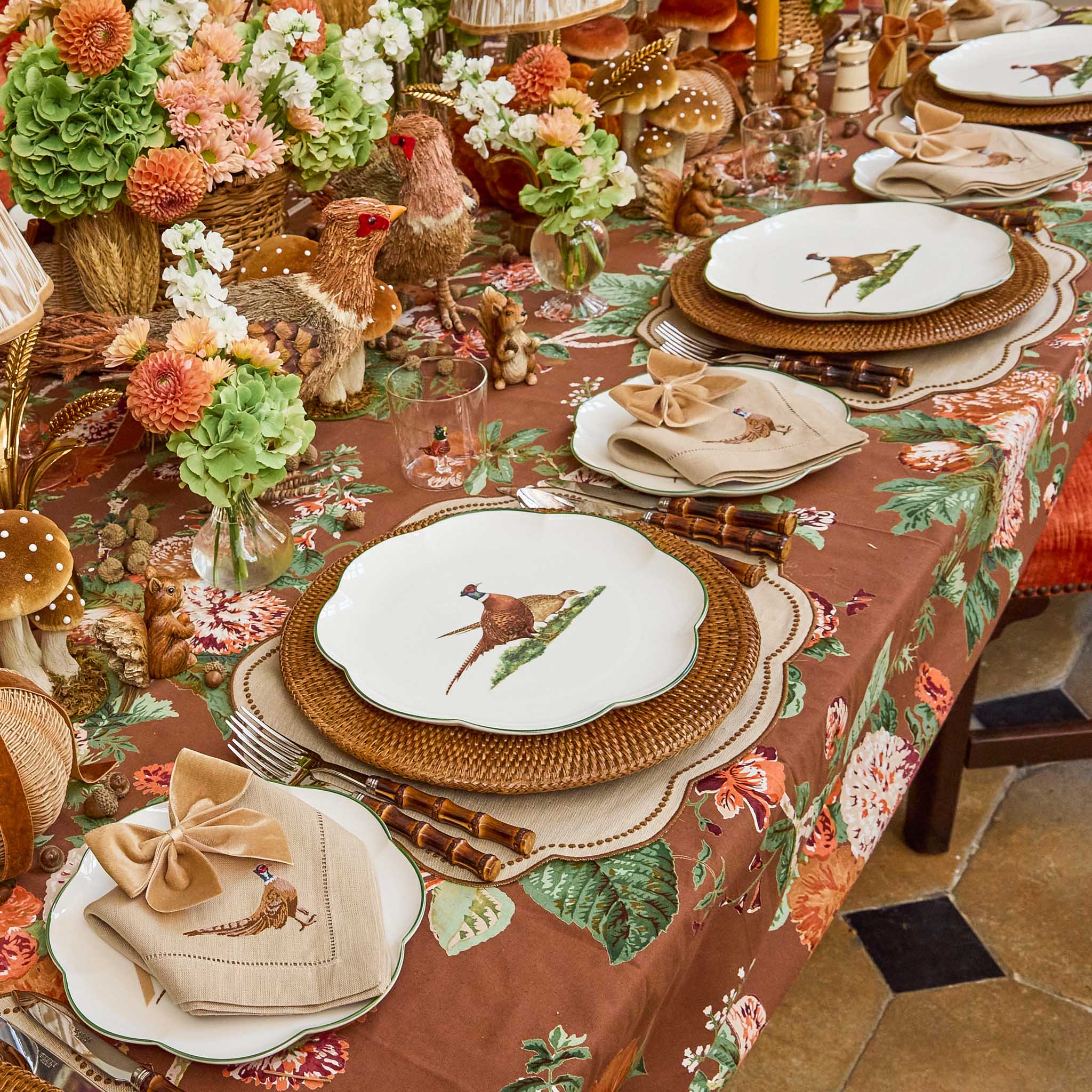 Brown Rattan Charger Plates (Set of 4) - Image 19