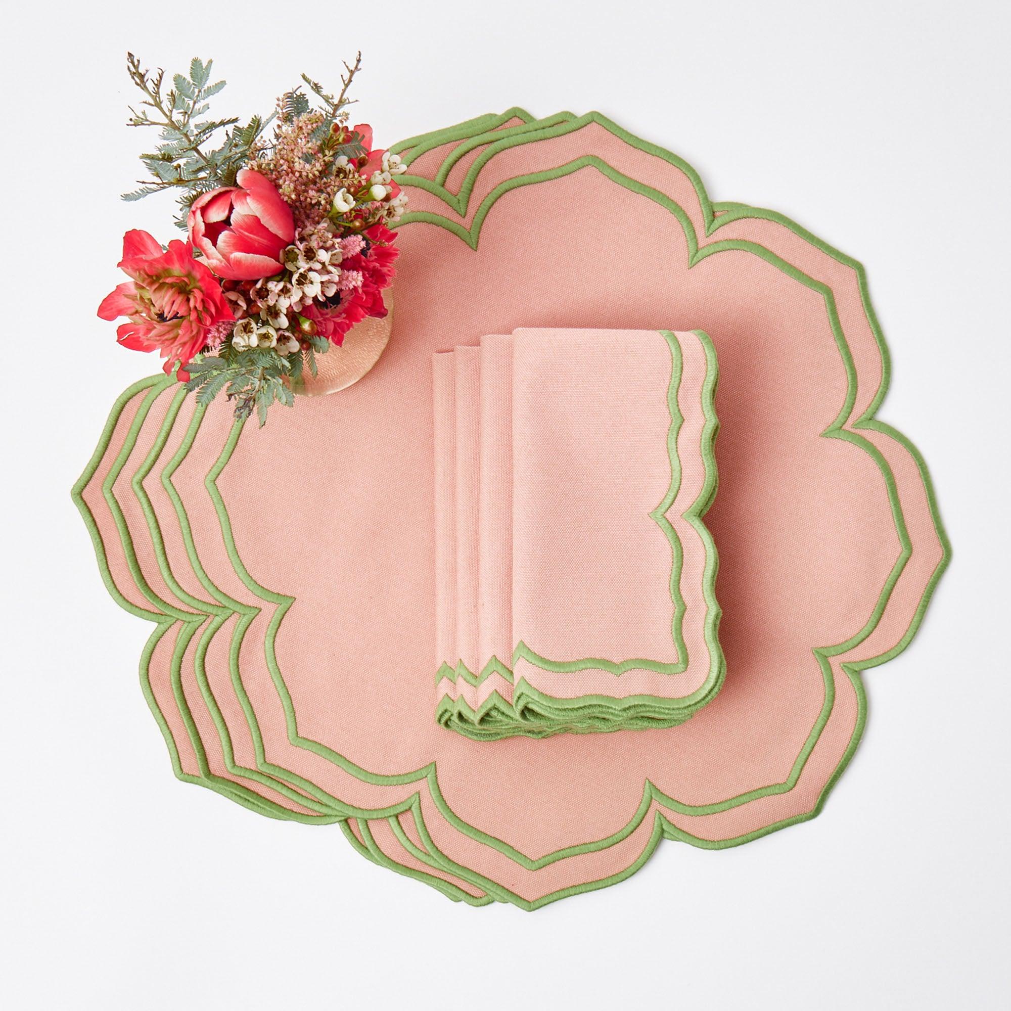 Pink Fleur Napkins (Set of 4) - Image 19