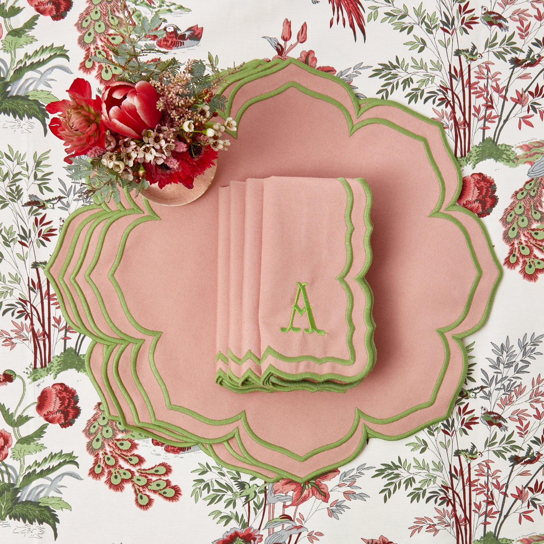 Pink Fleur Placemats & Napkins (Set of 4) - Image 18