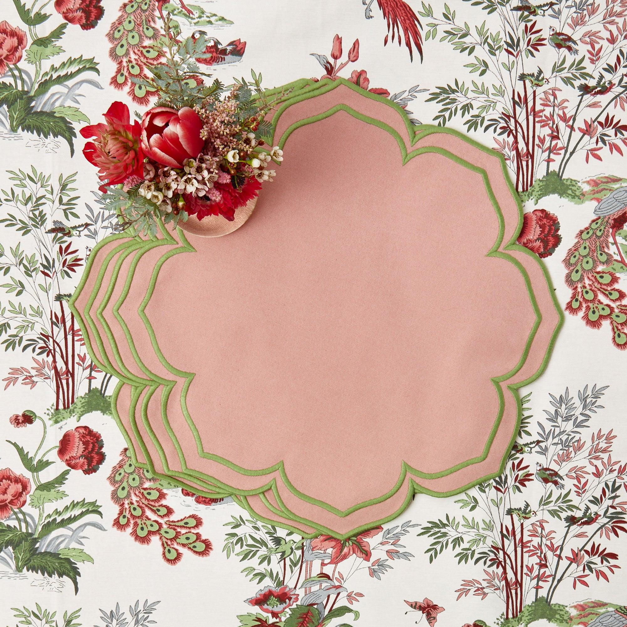 Pink Fleur Placemats (Set of 4) - Image 6