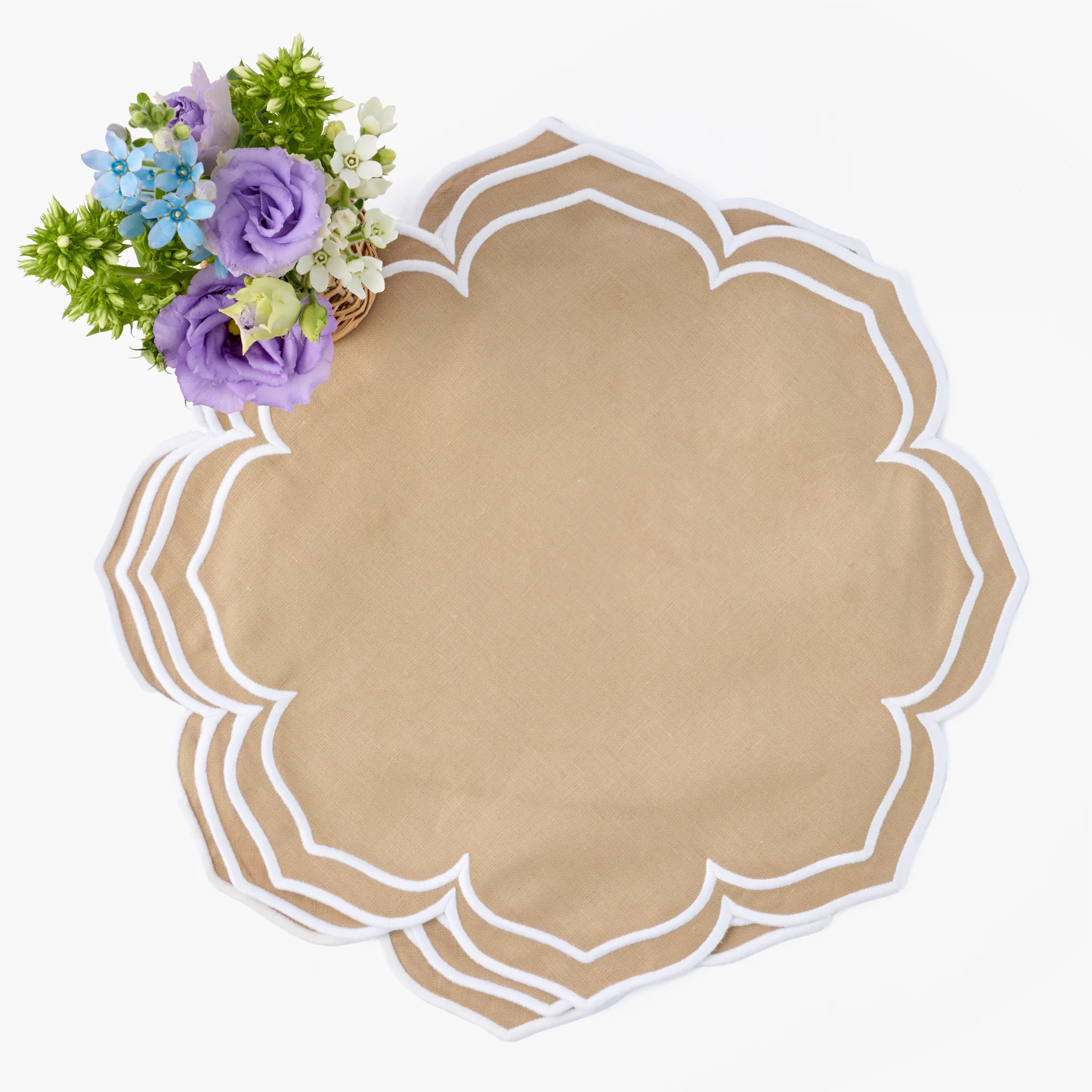 Sand Fleur Placemats (Set of 4) - Image 6