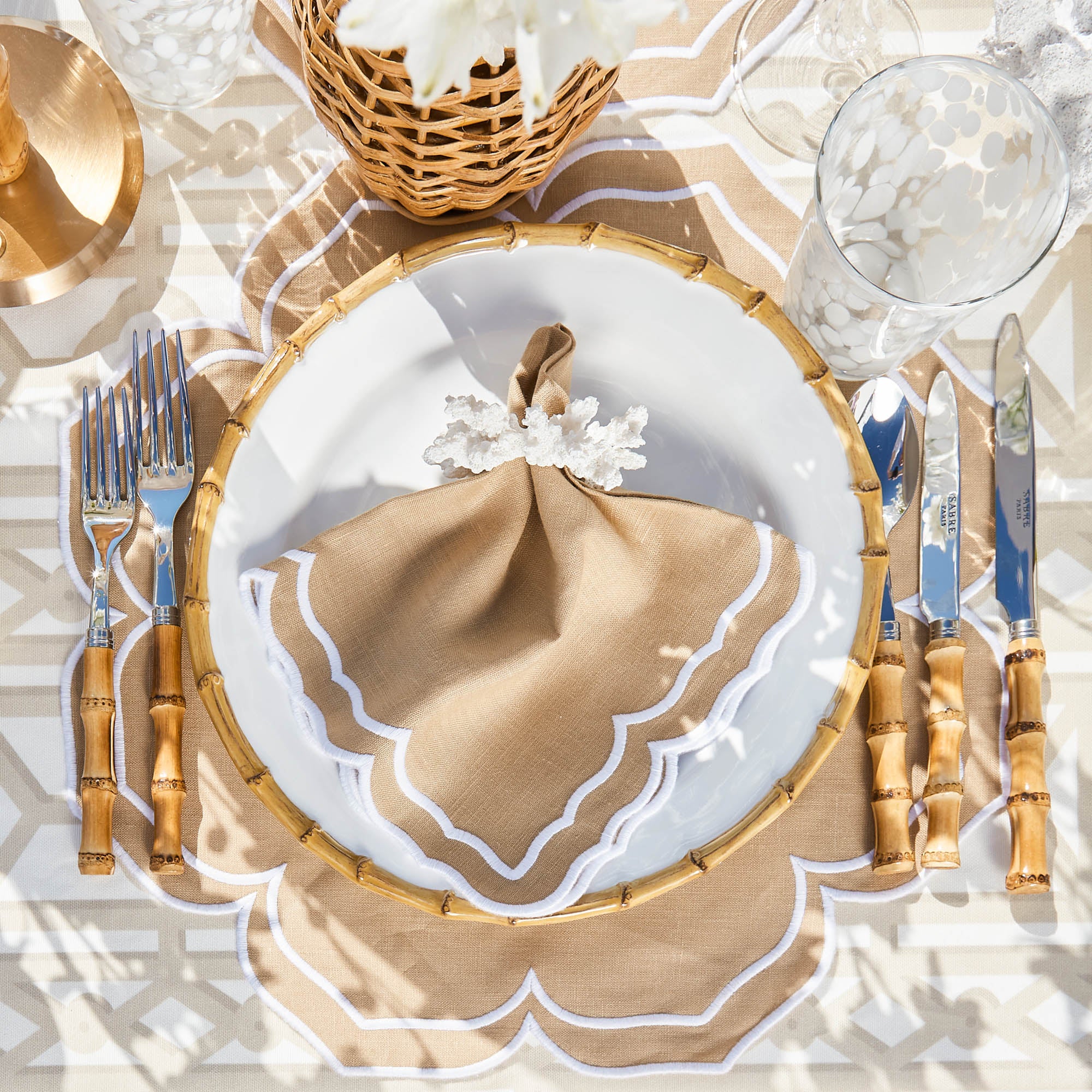 Sand Fleur Placemats (Set of 4) - Image 9