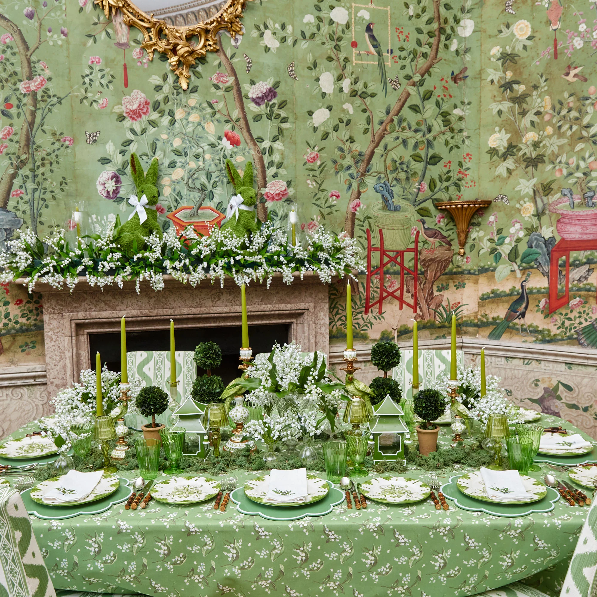 Seville Green Gardênia Starter Plates (Set of 4) - Image 5