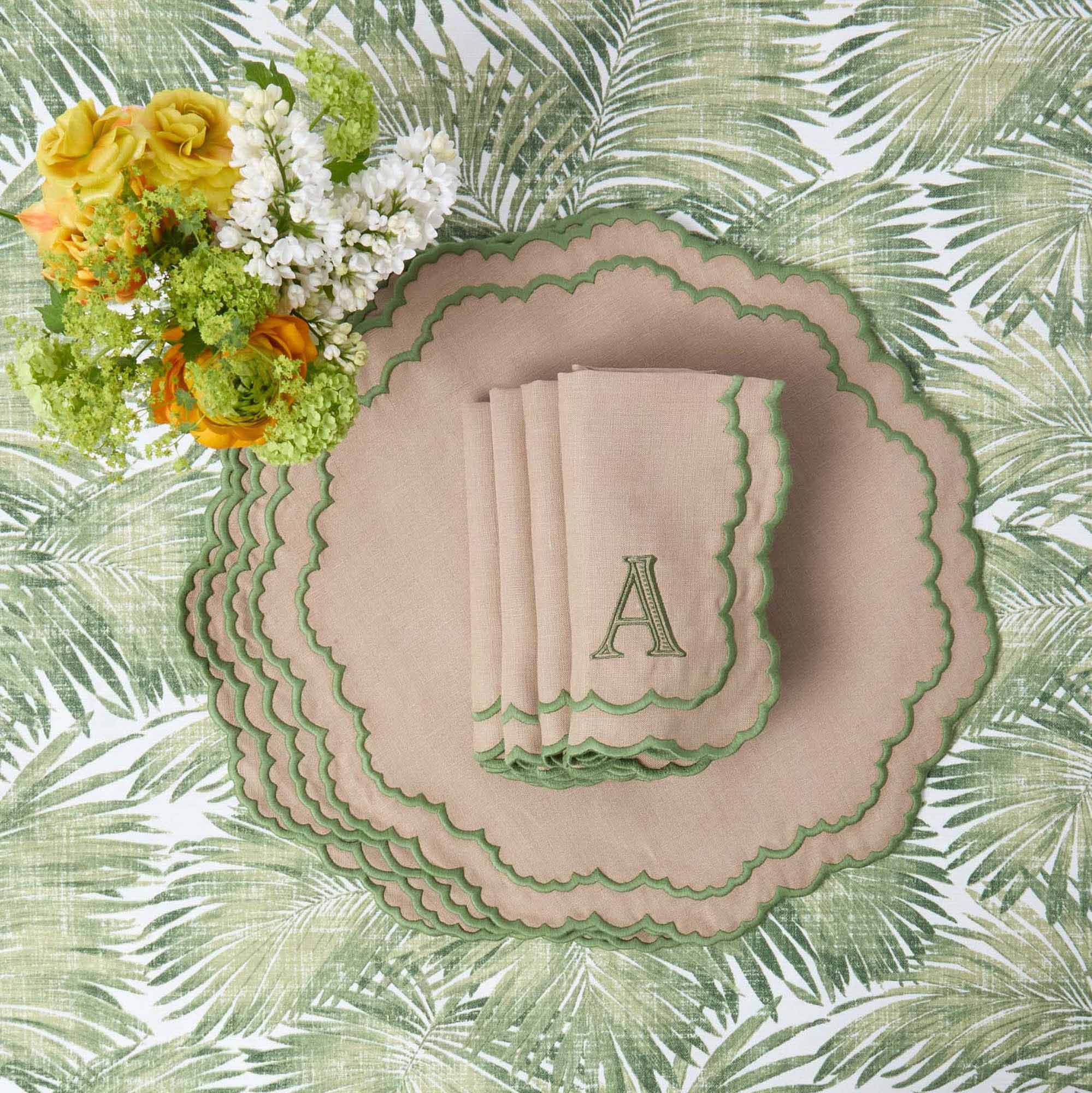 Green Palm Tablecloth - Image 8