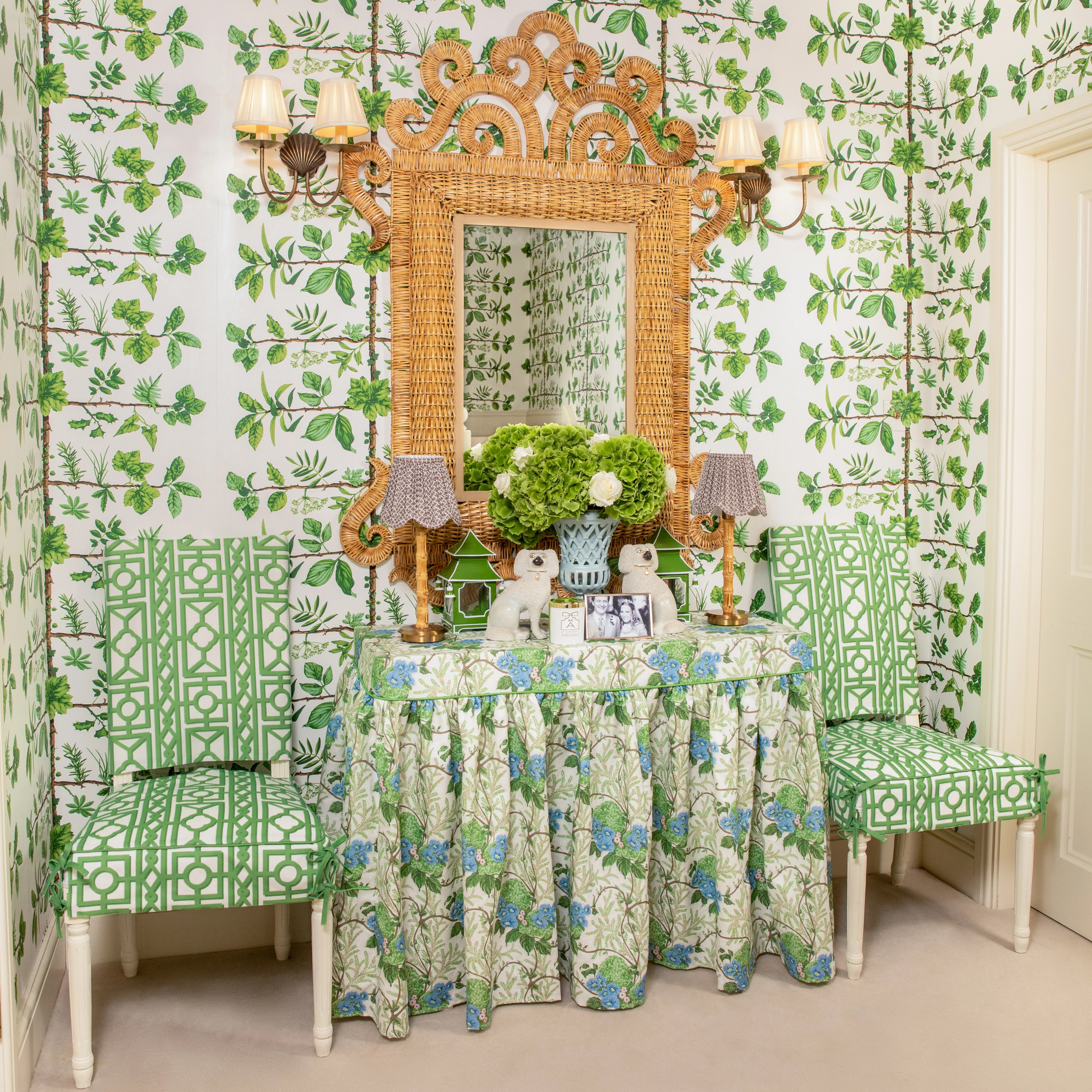 Green Pavilion Fabric - Image 2
