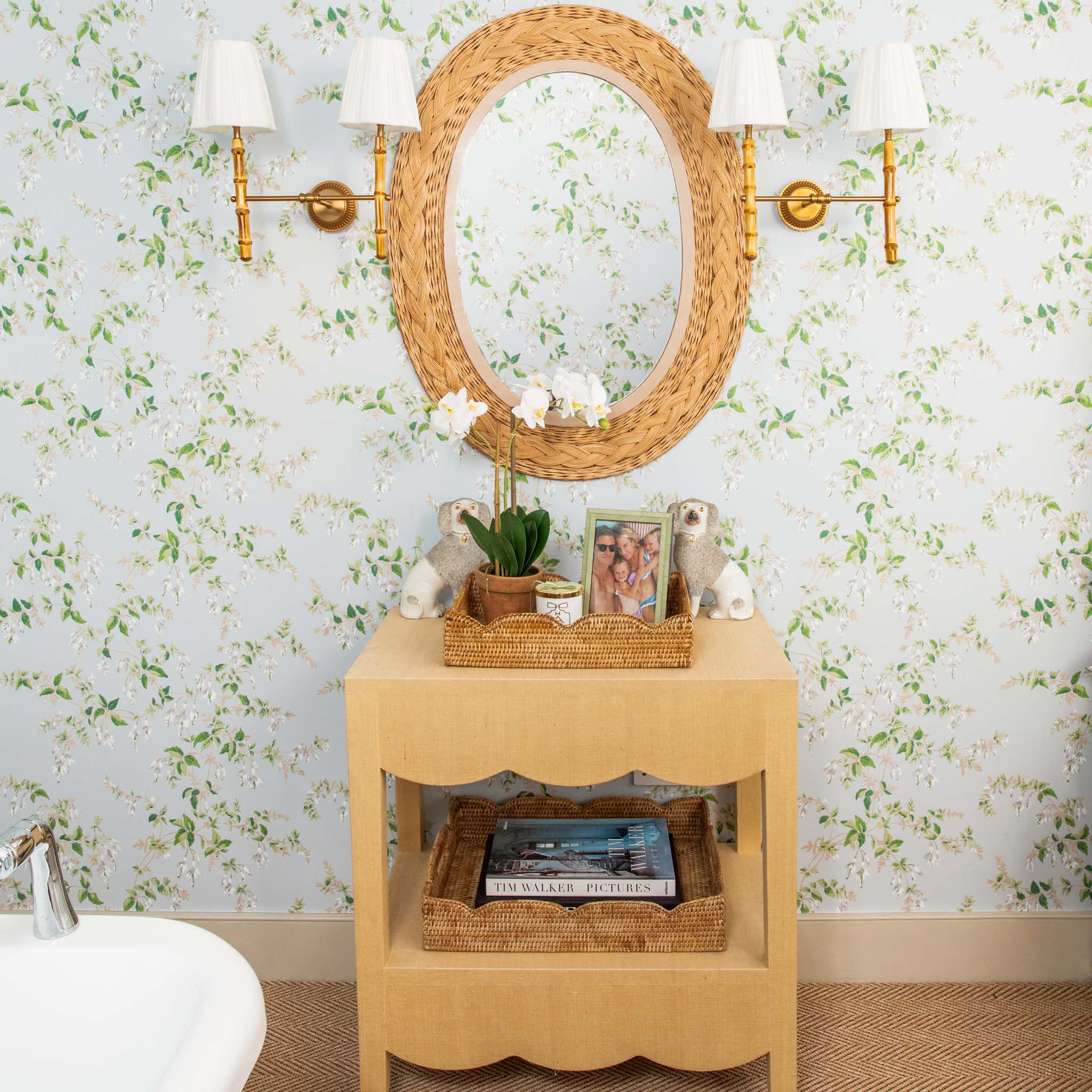 Grasscloth Table - Image 3
