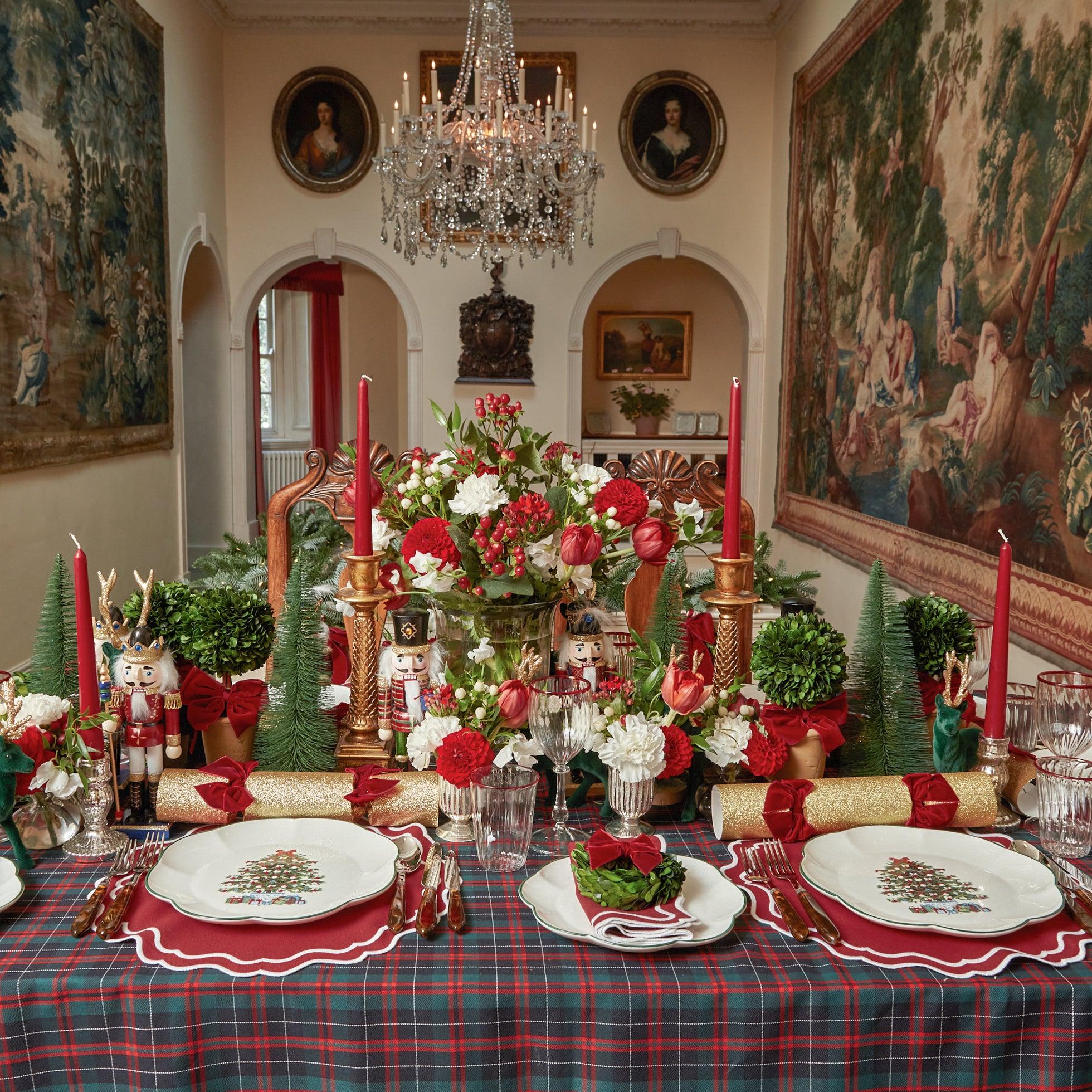 Berry Red Katherine Placemats & Napkins (Set of 4) - Image 27
