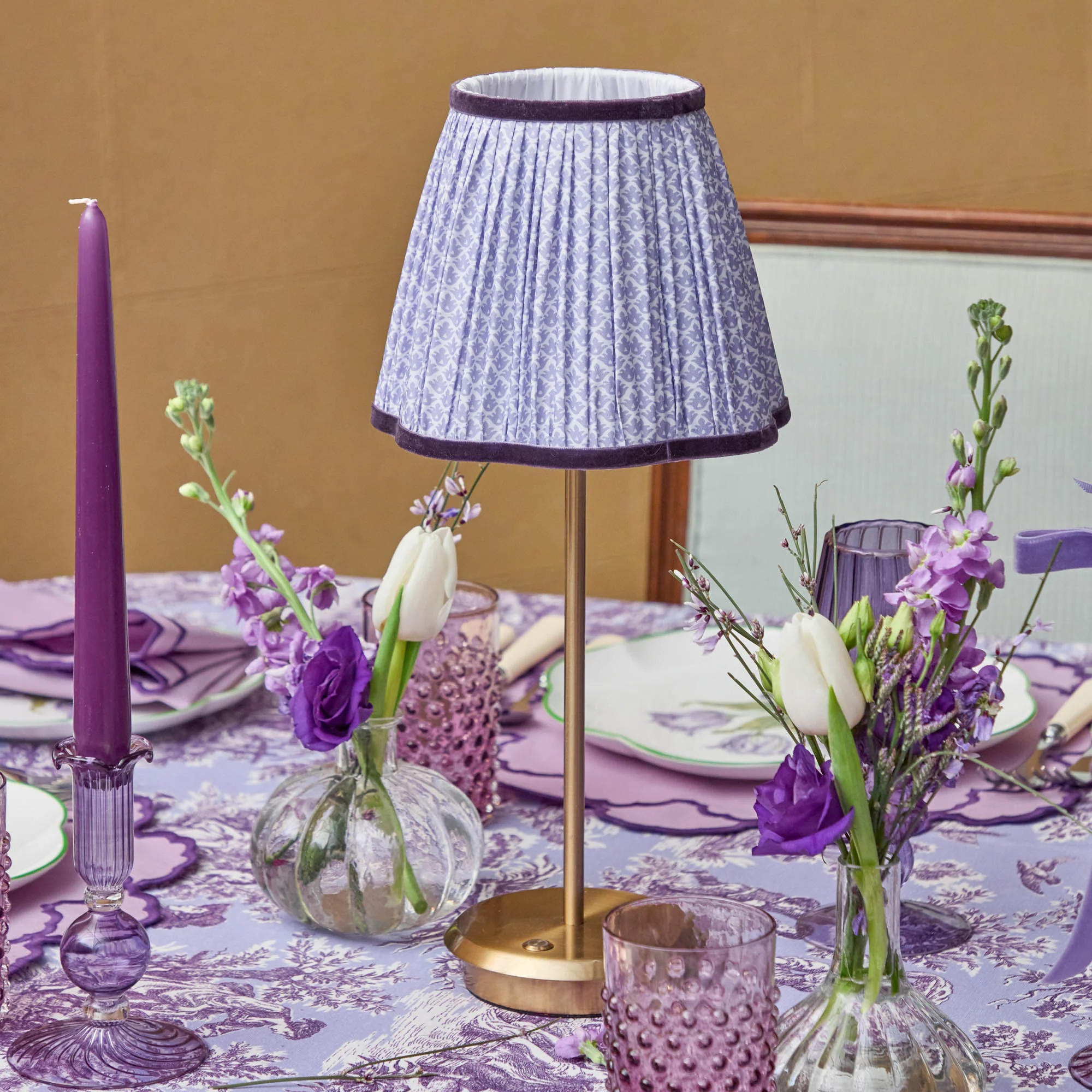 Lilac Lotus Lampshade (18cm) - Image 2