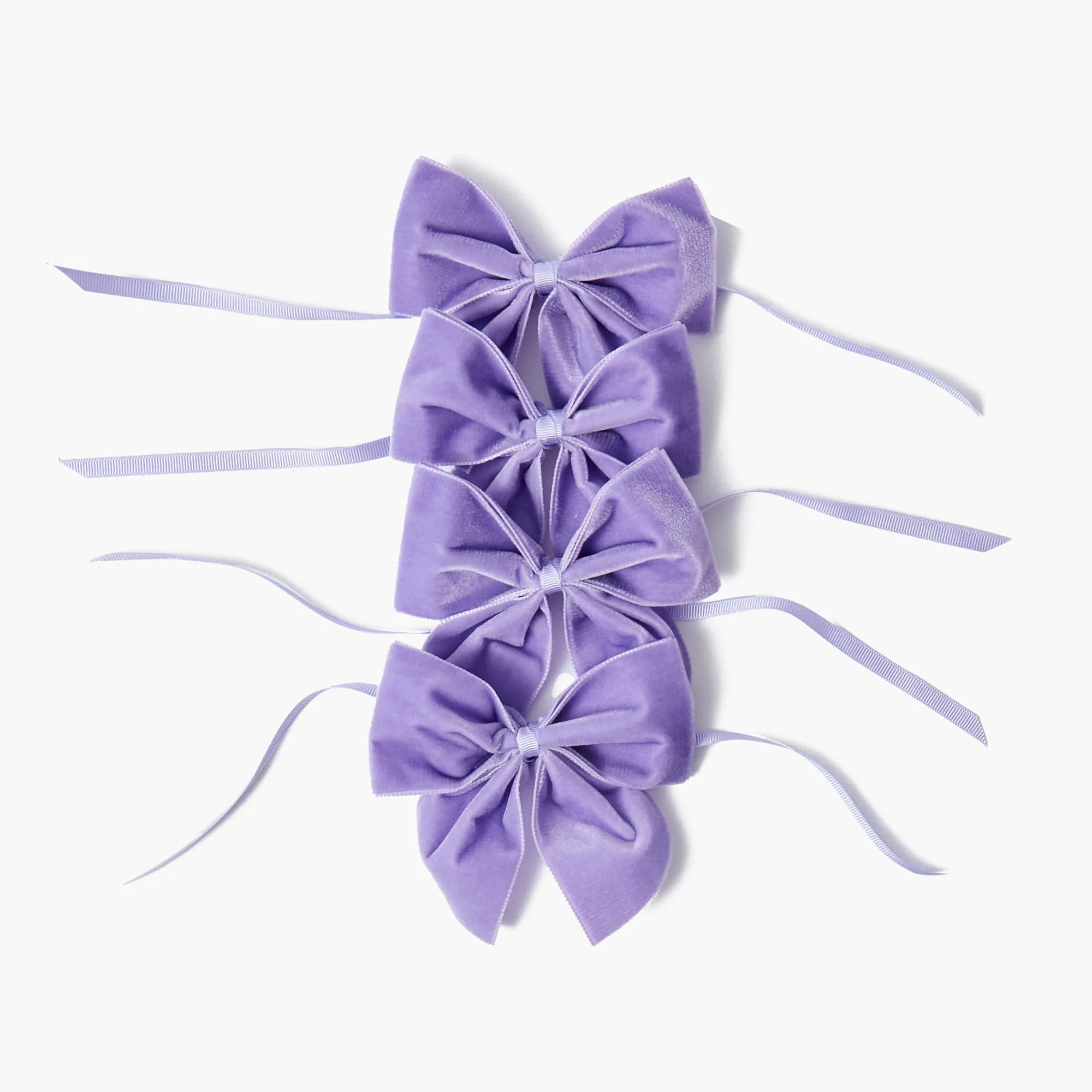 Lilac Velvet Napkin Bows (Set of 4) - Image 5