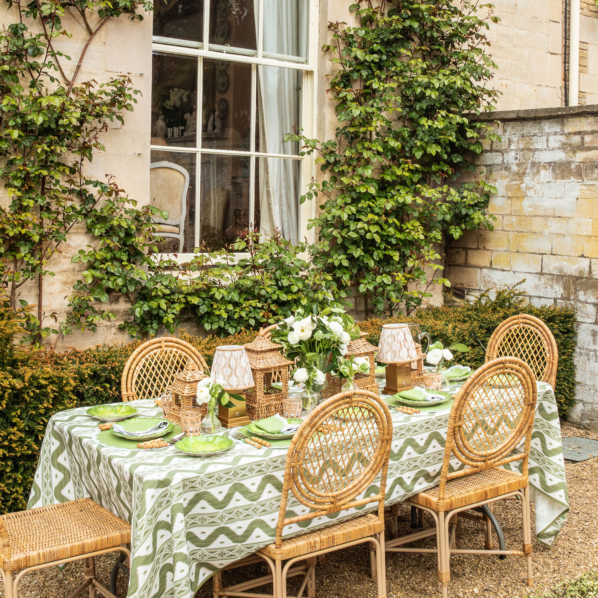 Green Serena Cabbage Dinner Plates (Set of 4) - Image 20