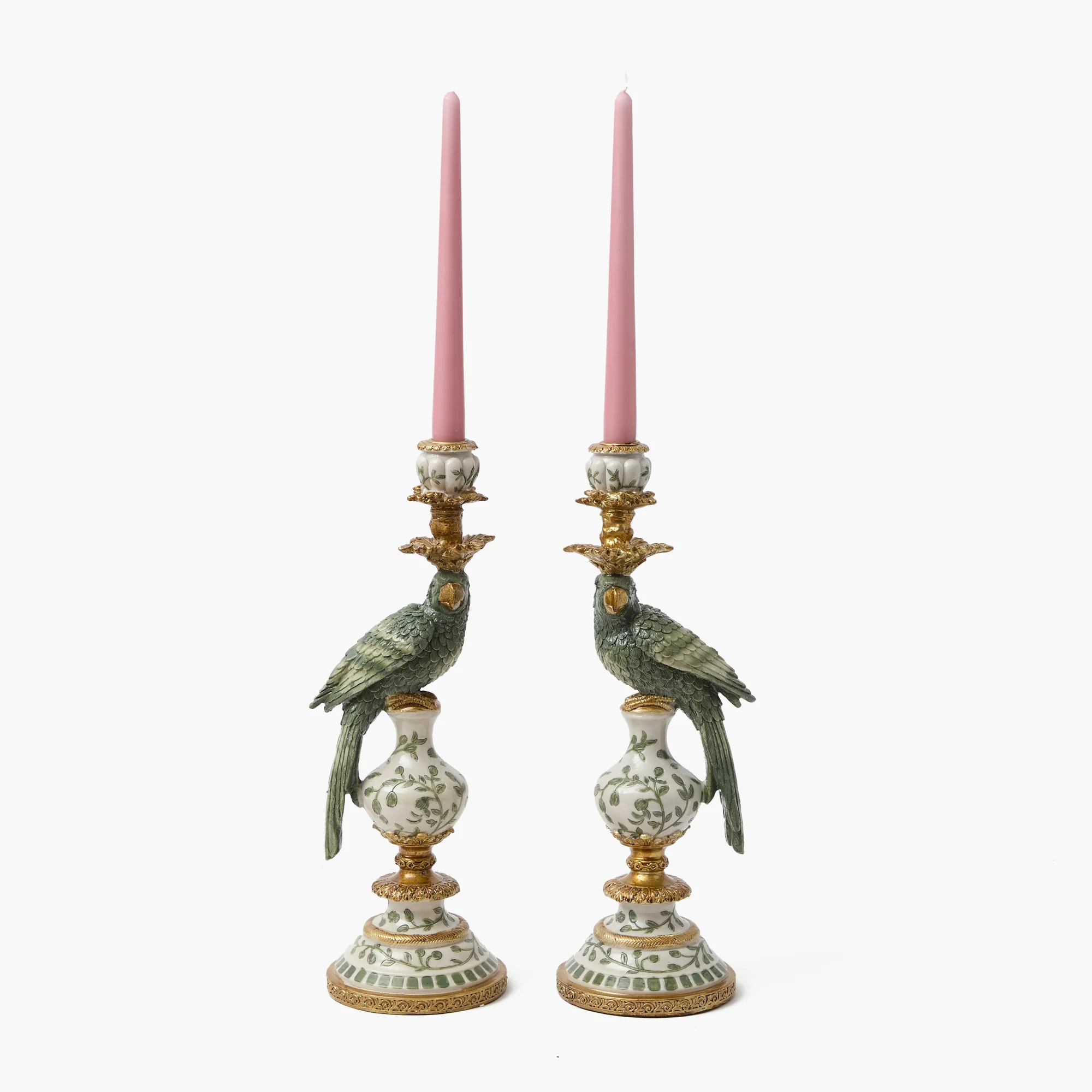 Olive Parrot Candle Holders (Pair) - Image 34