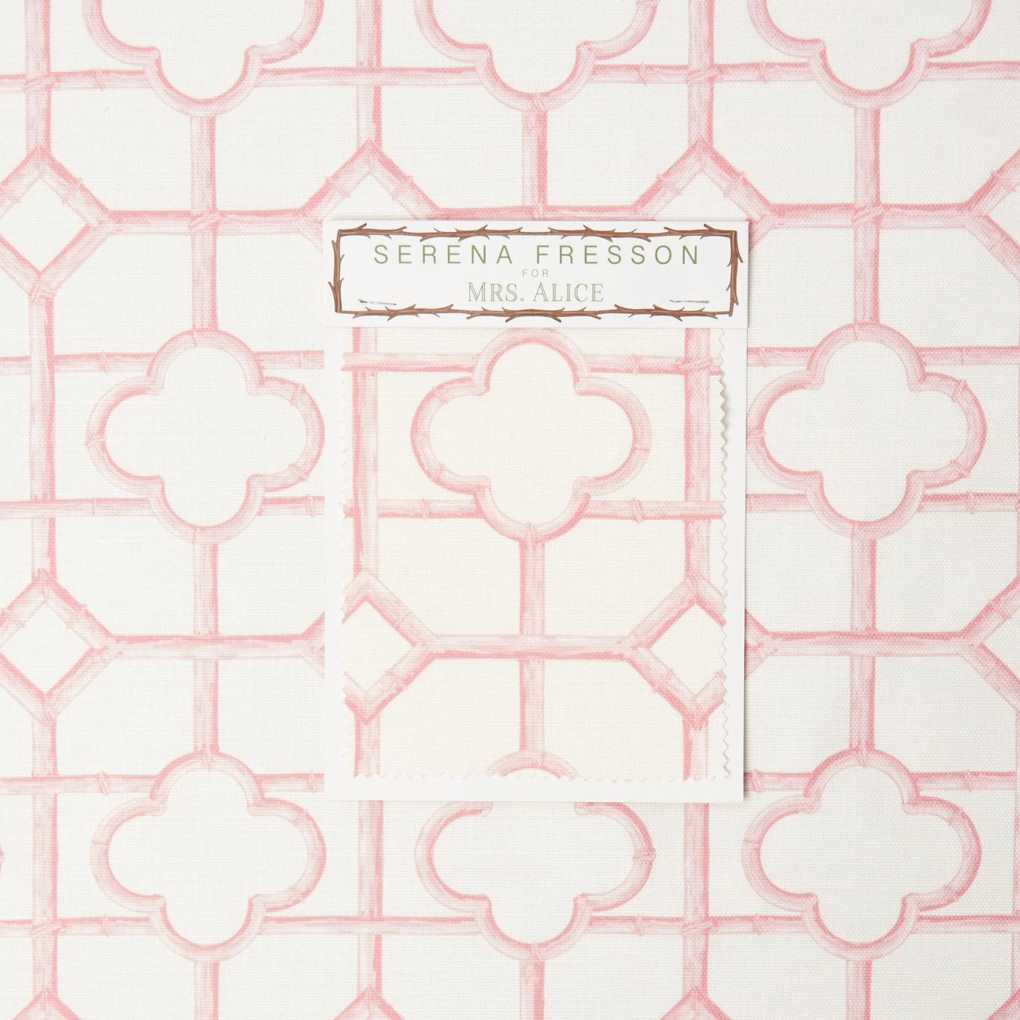 Palm Beach Pink Shaded Bamboo Fabric - Image 5