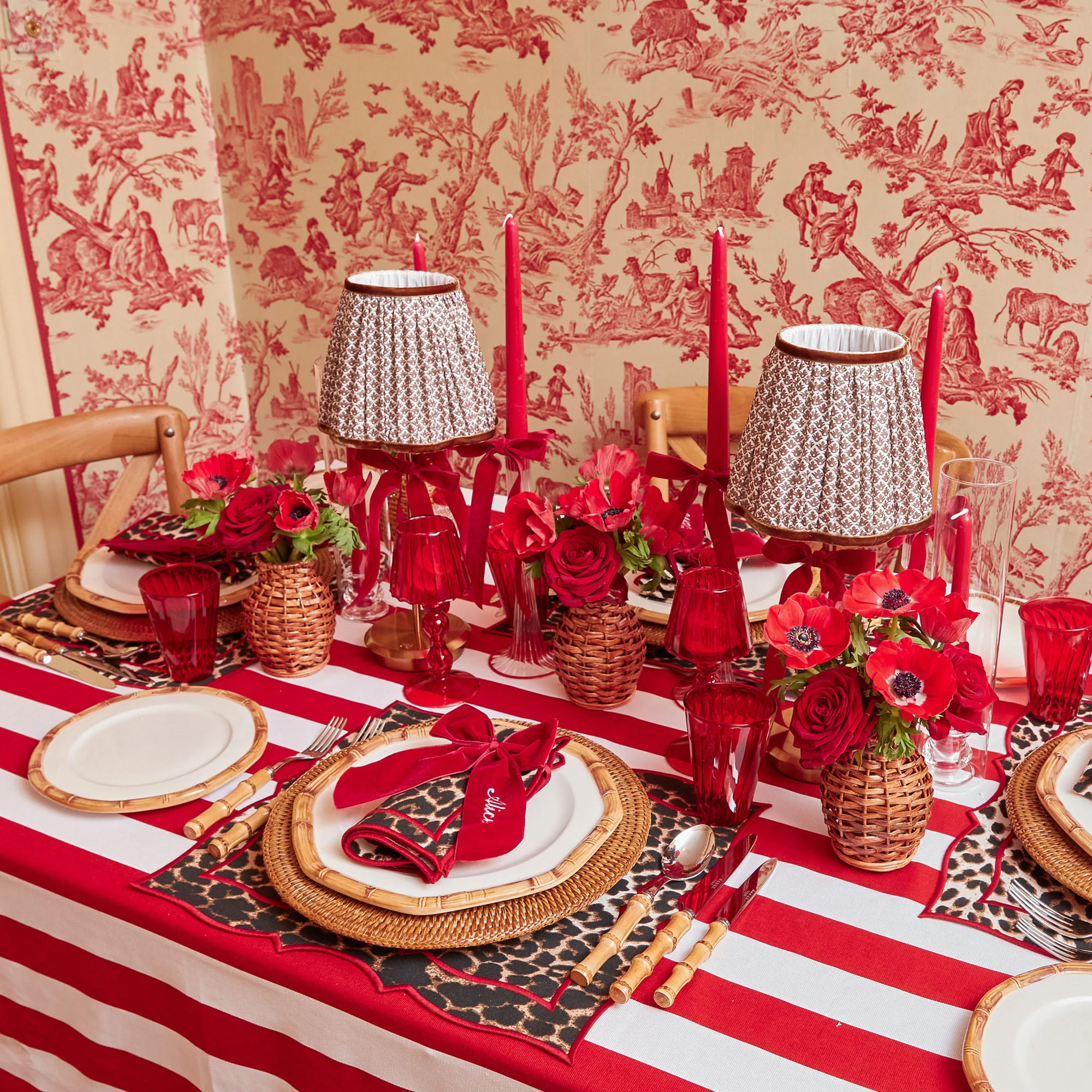 Berry Red Personalisable Velvet Bow - Image 12