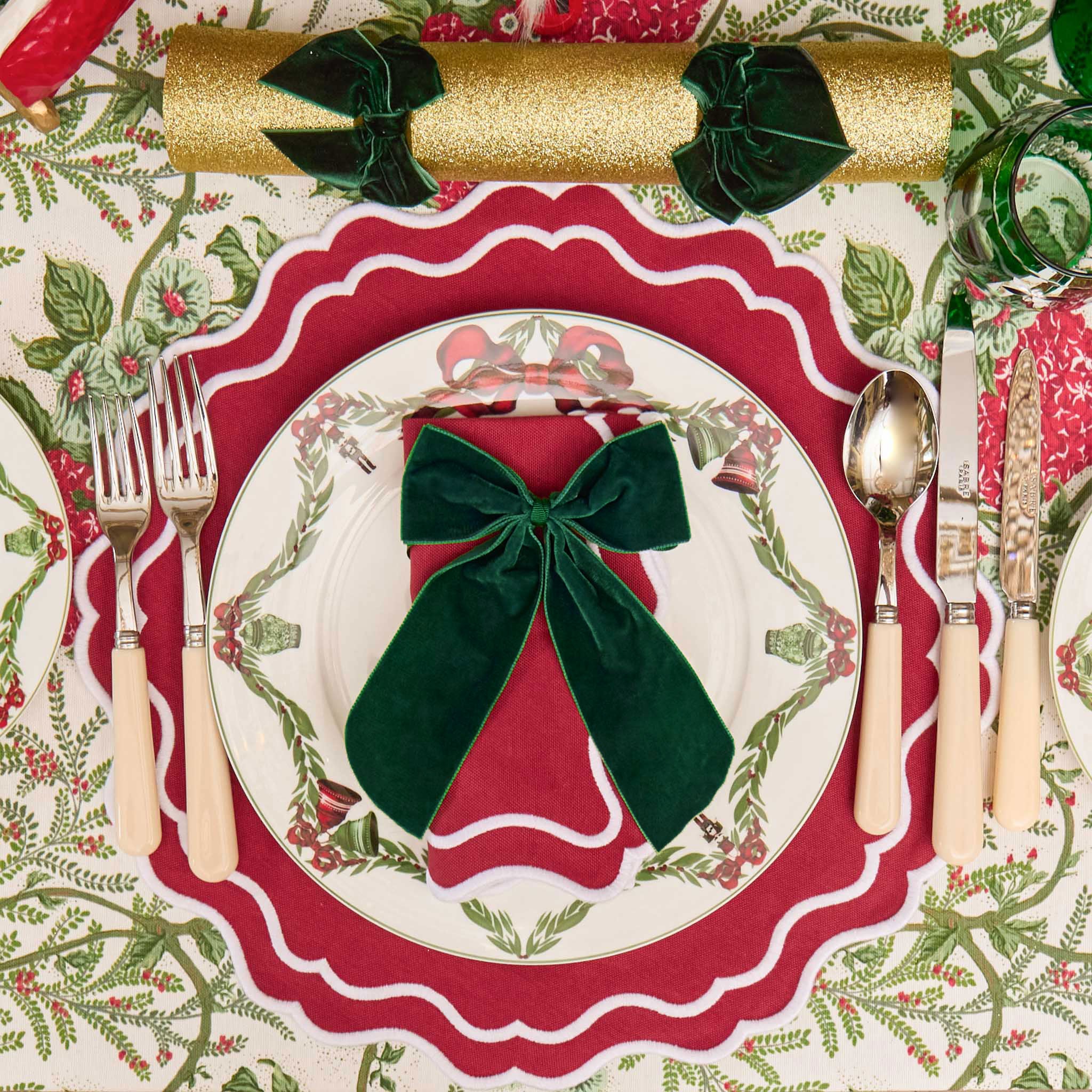 Dark Green Personalisable Bow - Image 4