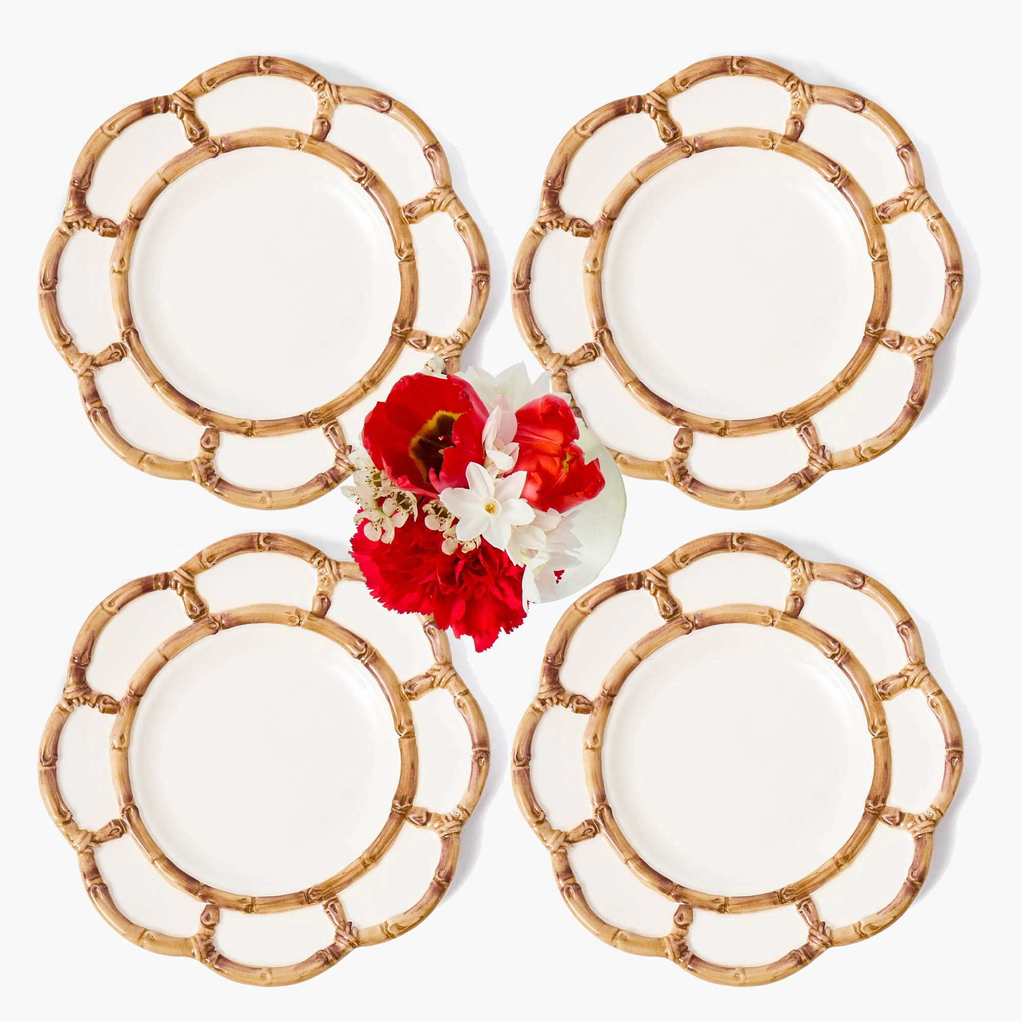 Petal Bamboo Starter Plate (Set of 4) - Image 9