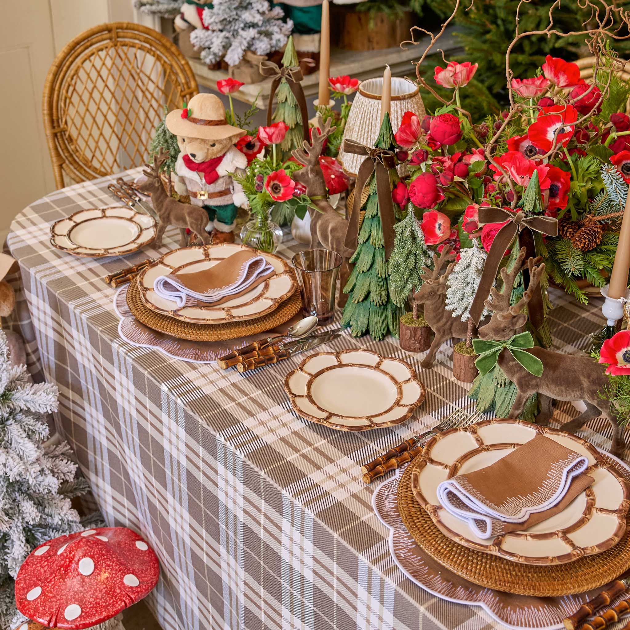 Brown Rattan Charger Plates (Set of 4) - Image 15