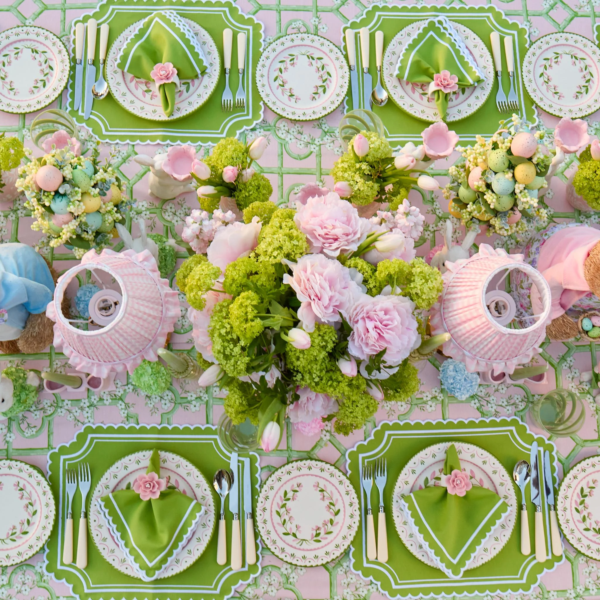 Green & Pink Josephine Garland Starter Plate - Image 8