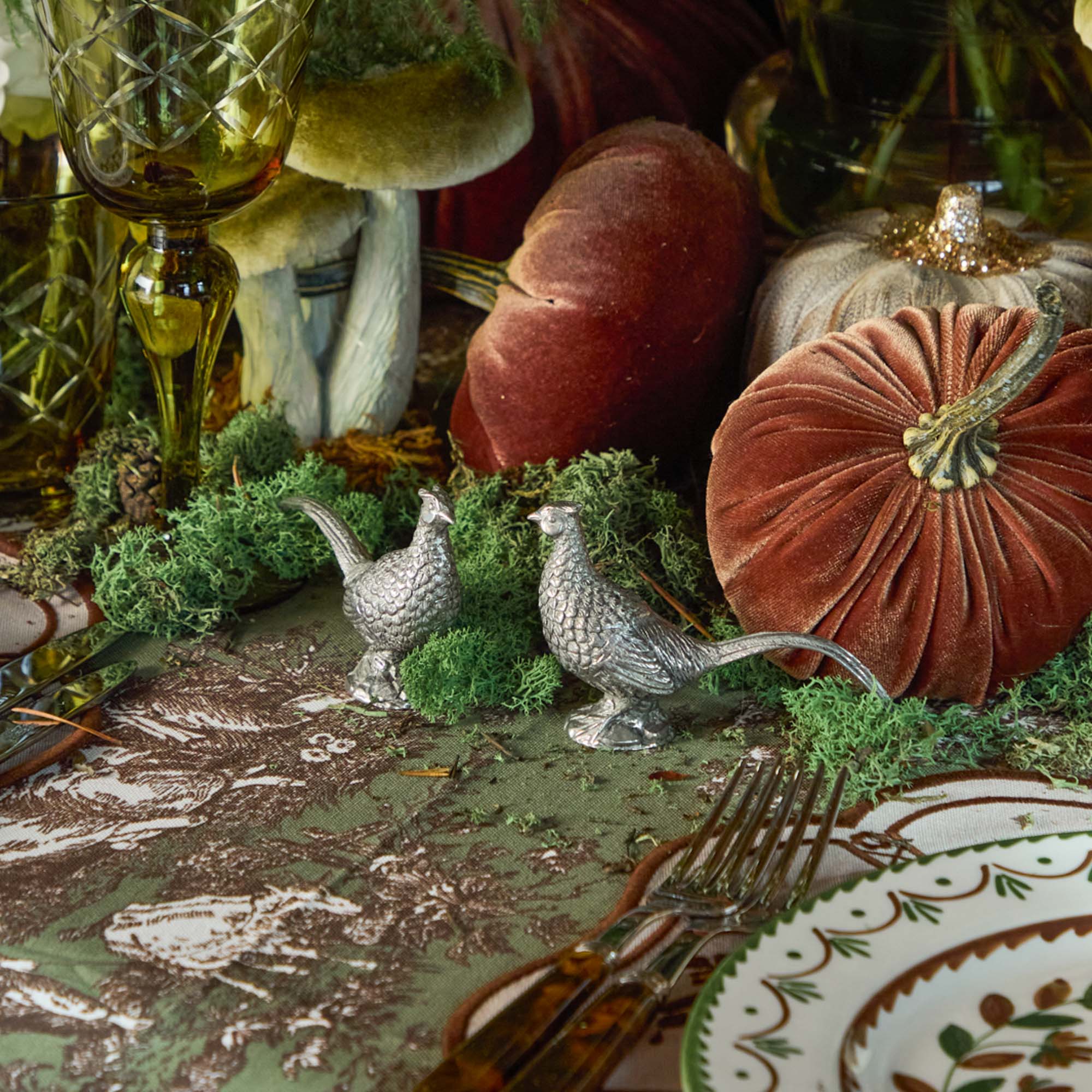 Pheasant Pewter Salt & Pepper Shakers - Image 2