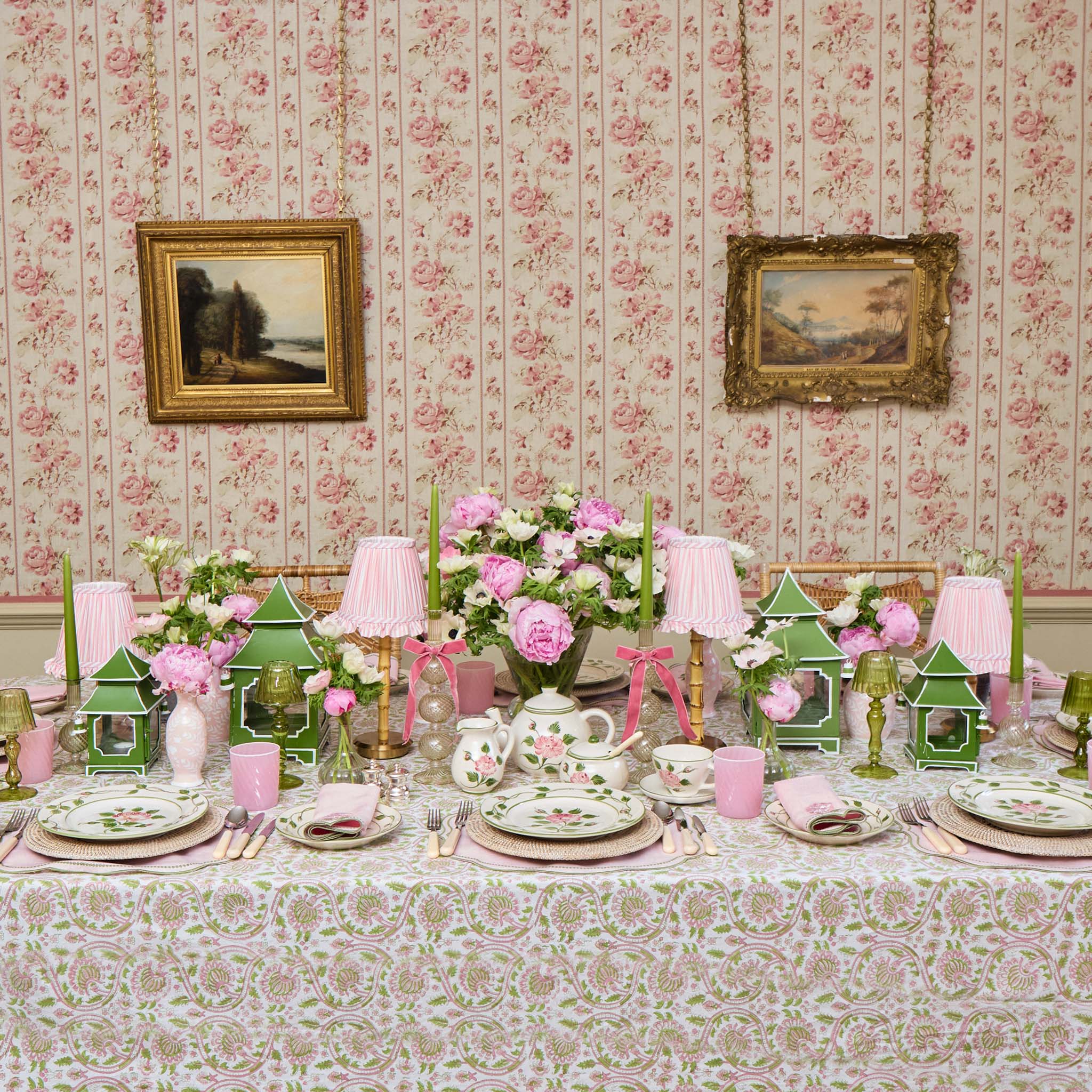 Pink Ribboned Camille Olive Candle Set - Image 4